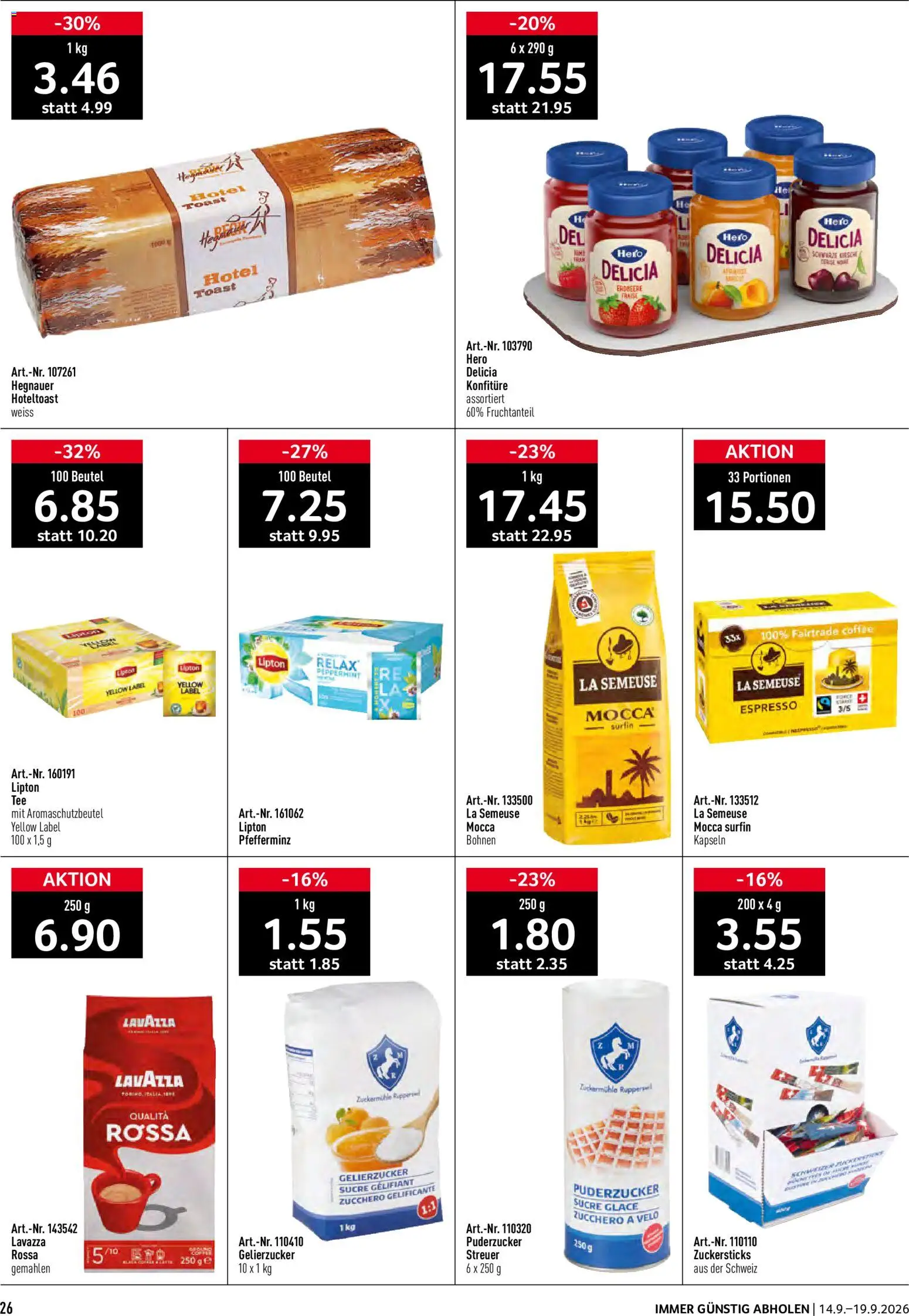 Prodega aktionen Prospekt in Schweiz