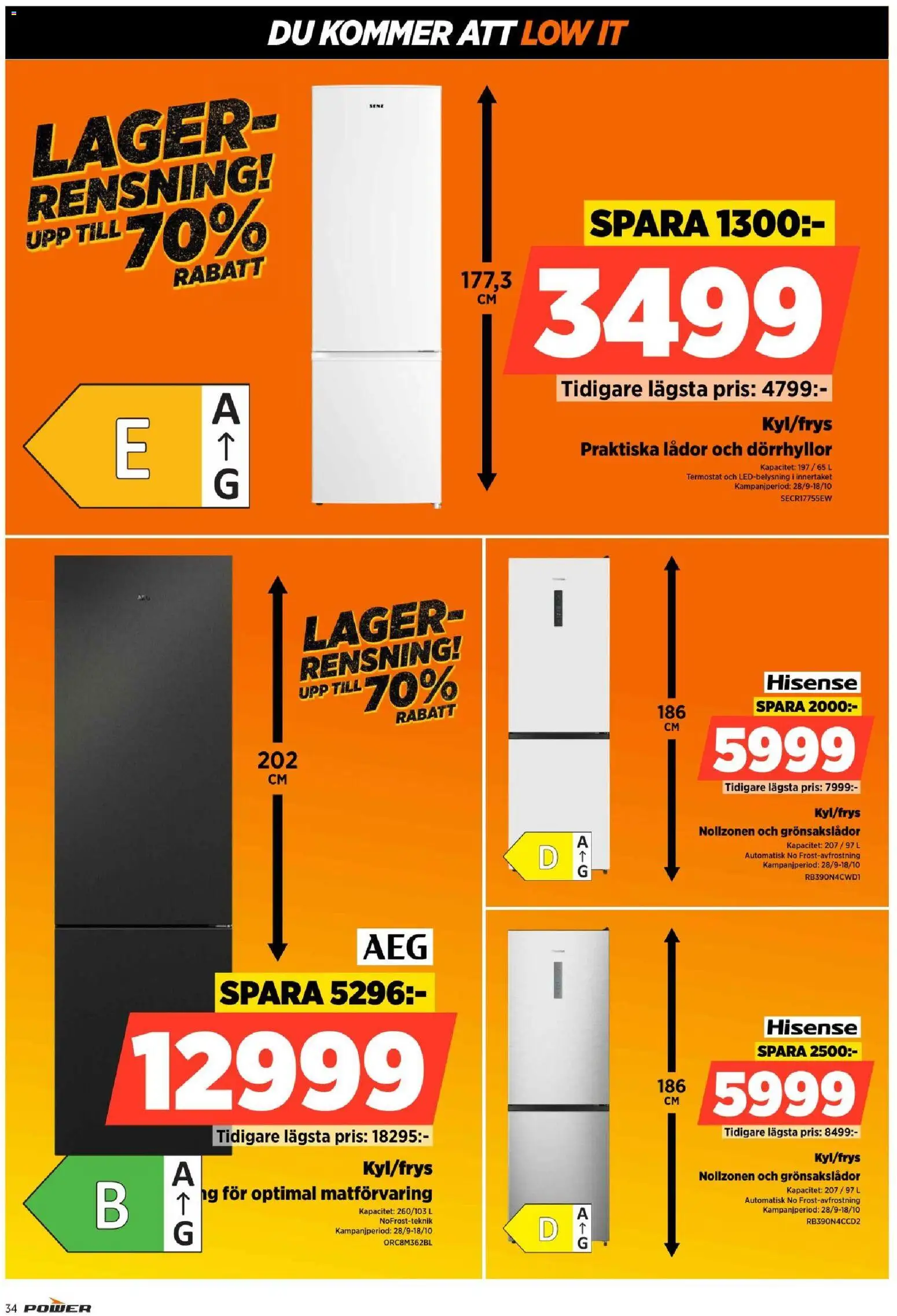 Power erbjudanden Reklamblad in Sverige