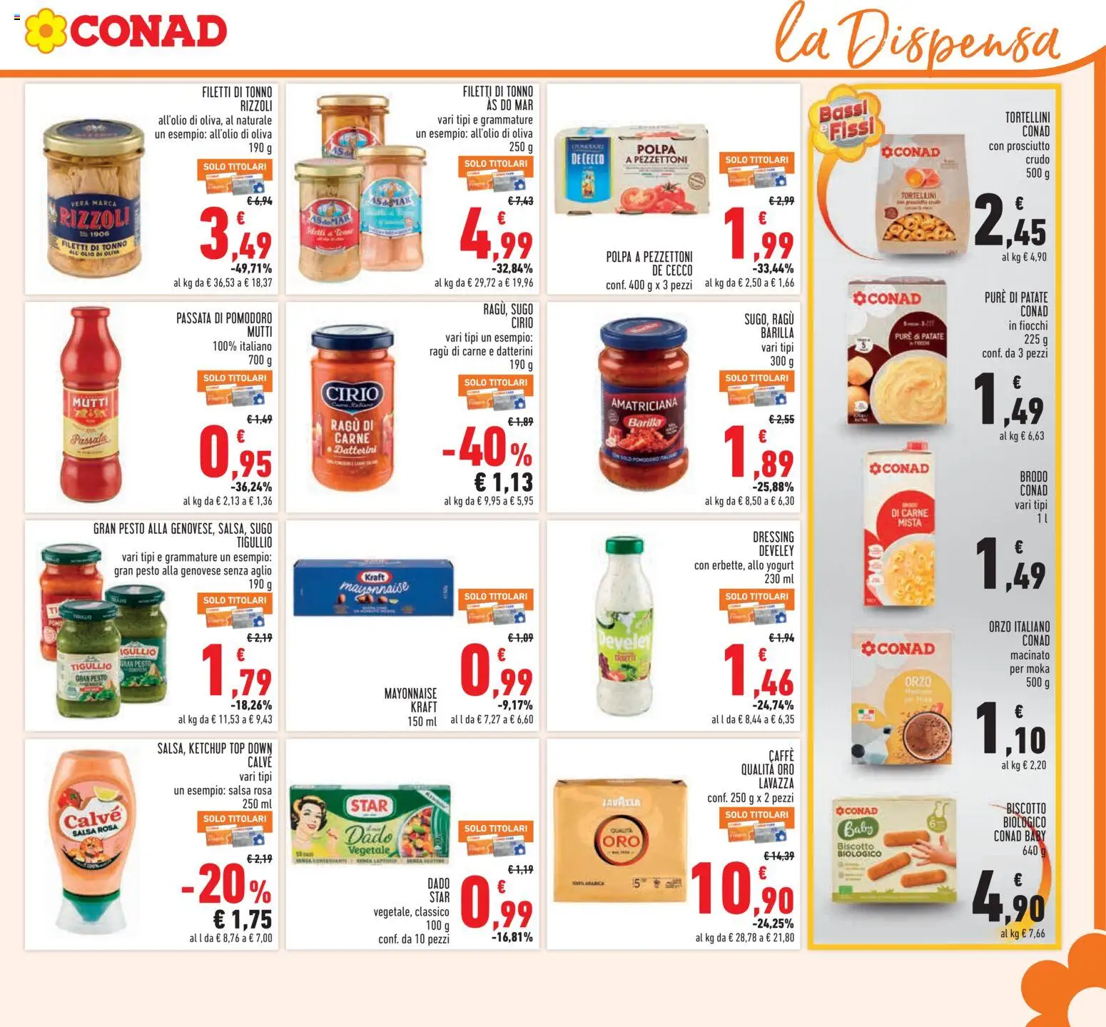 Conad volantino Volantino in Italy