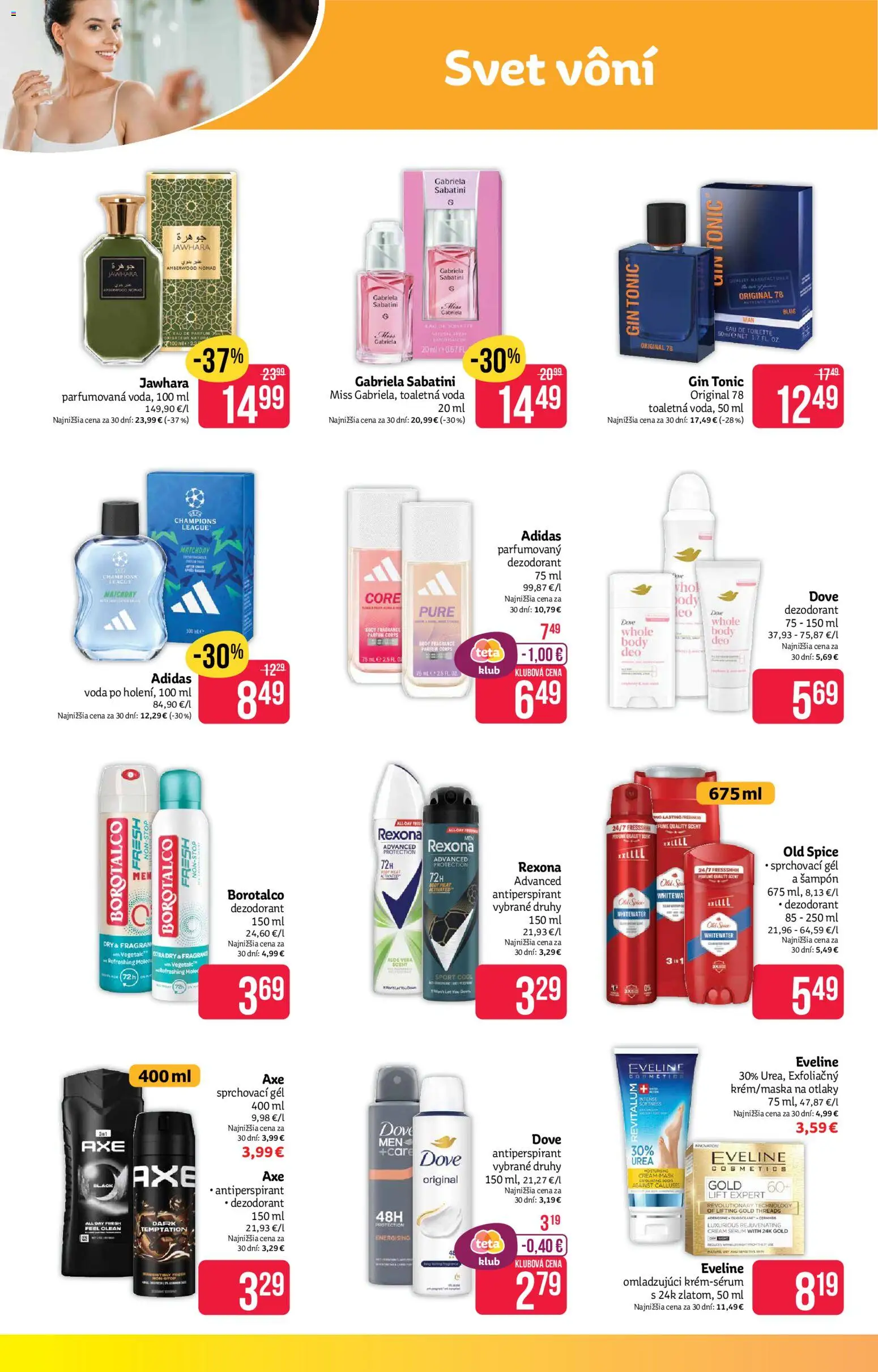 Teta drogerie leták Leták in Slovensko