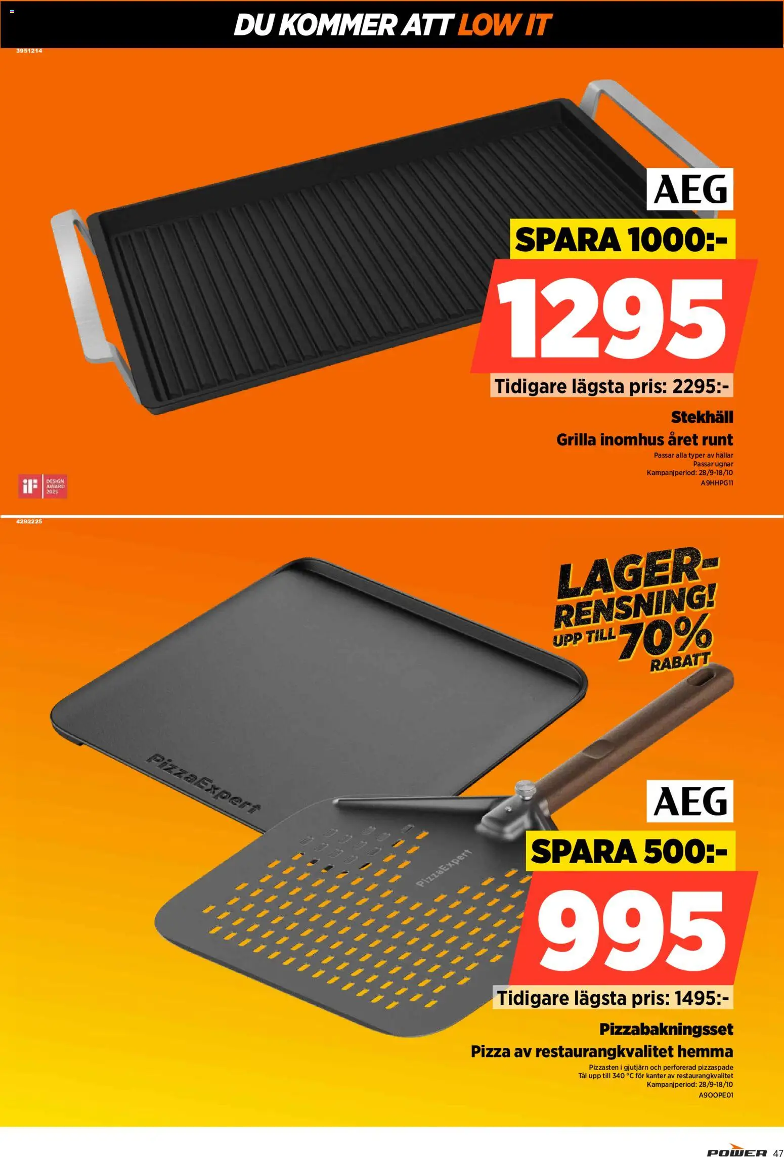Power erbjudanden Reklamblad in Sverige