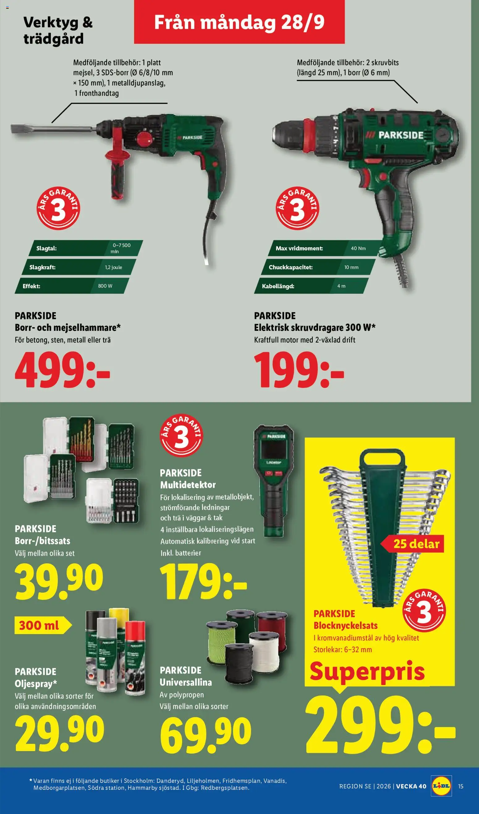 Lidl erbjudanden Reklamblad in Sverige