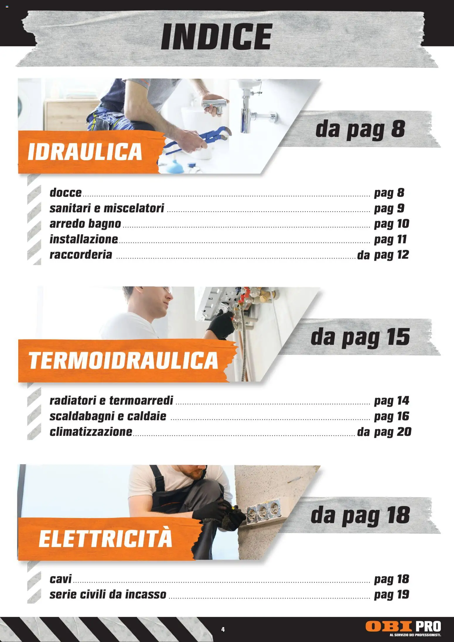 OBI volantino Al Servizio Dei Professionisti Volantino in Italy