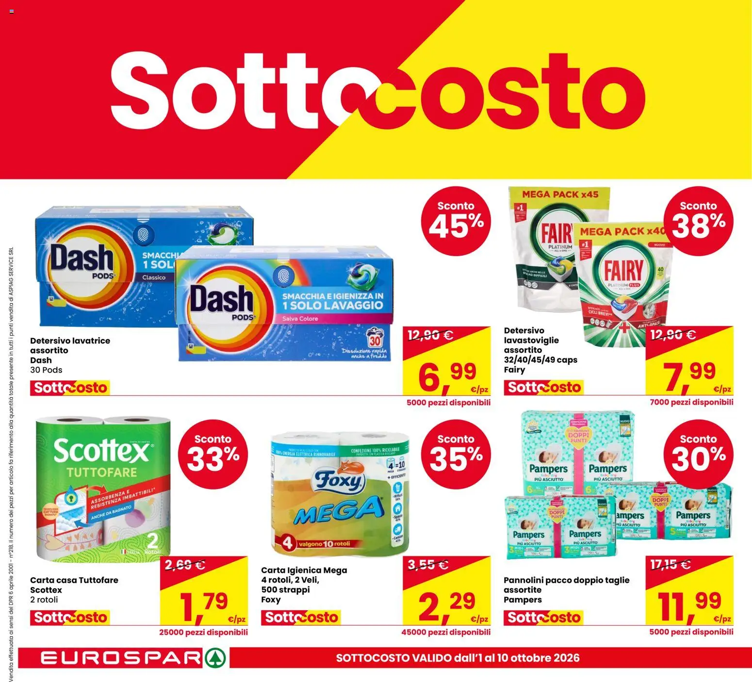 Eurospar volantino Volantino in Italy