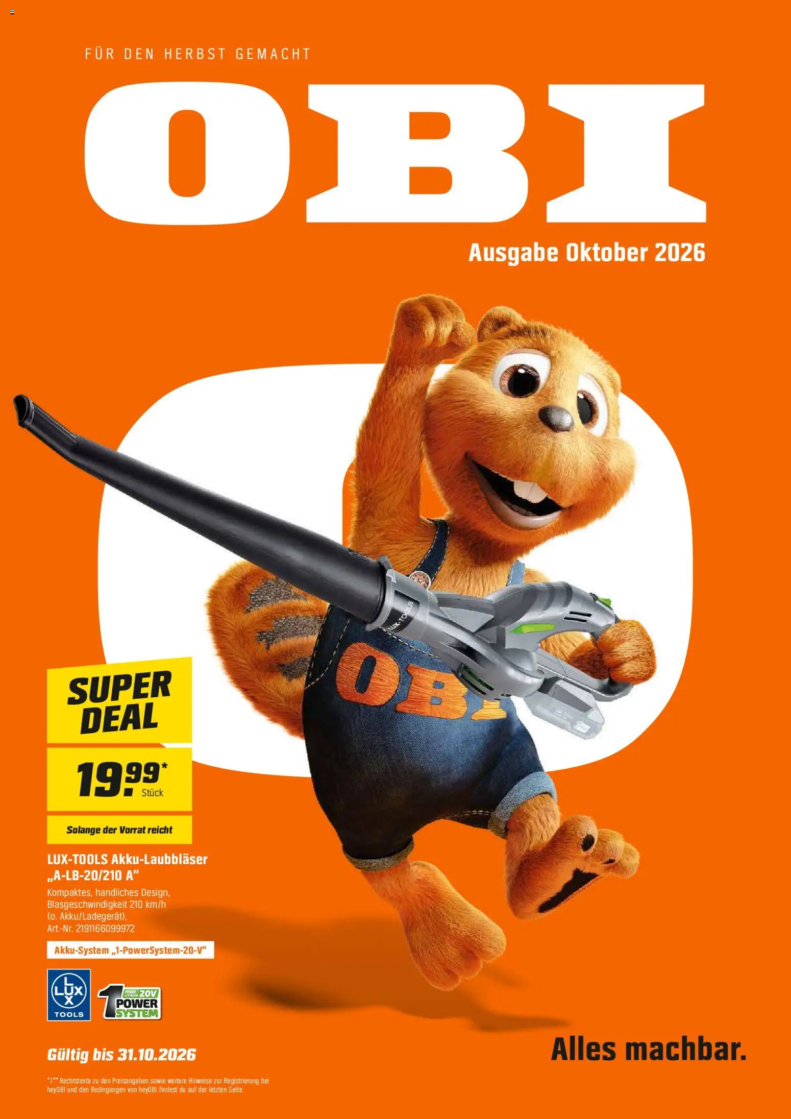 Obi Prospekt Prospekt in Deutschland