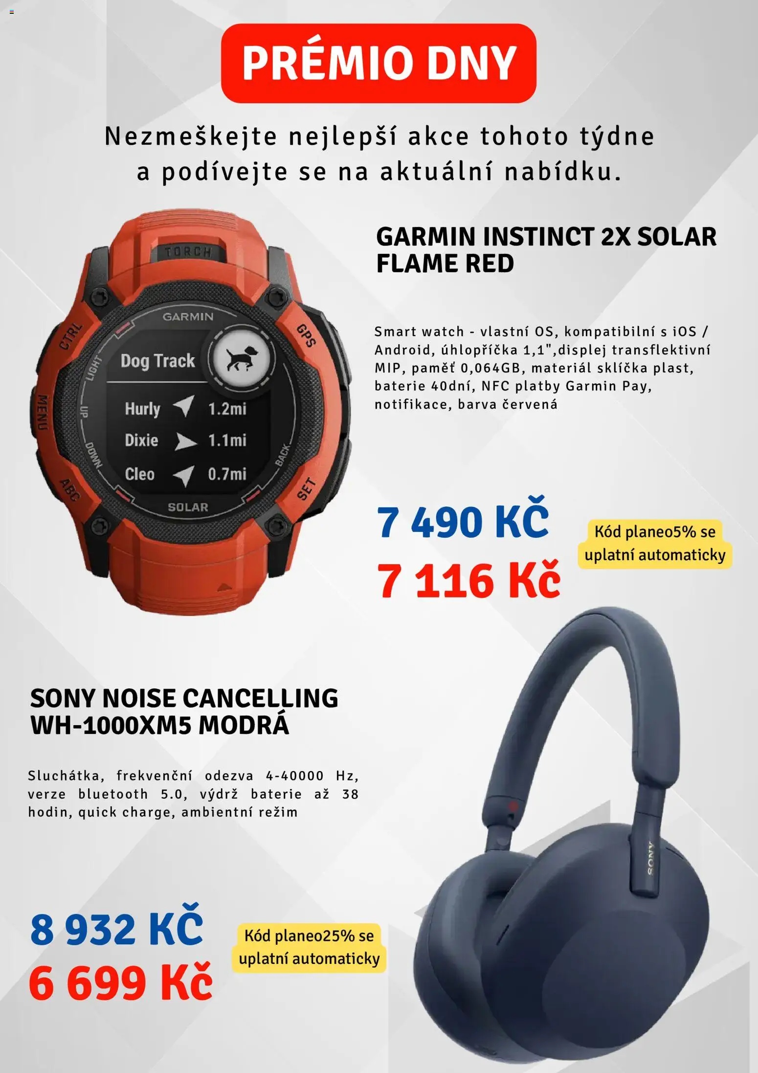 Planeo Elektro leták Leták in Česko