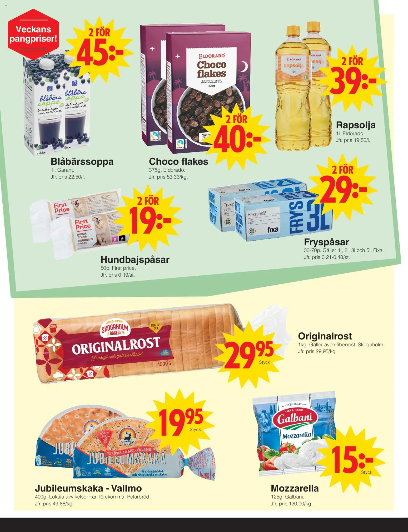Matöppet erbjudanden Reklamblad in Sverige