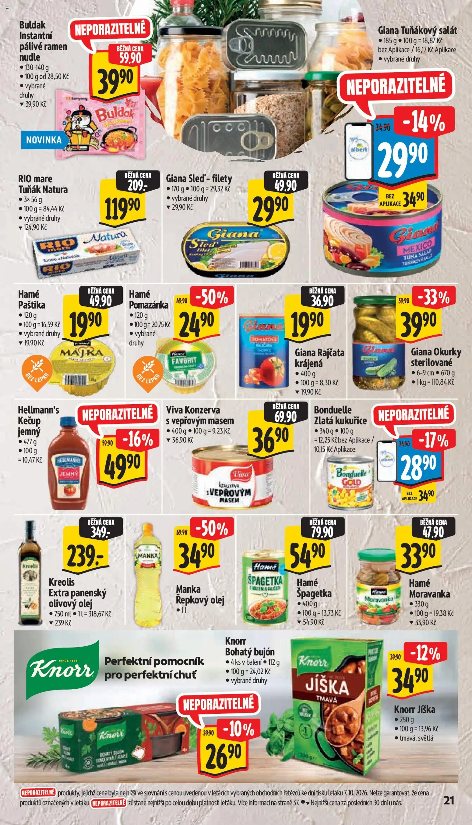 Albert leták - Hypermarket Leták in Česko