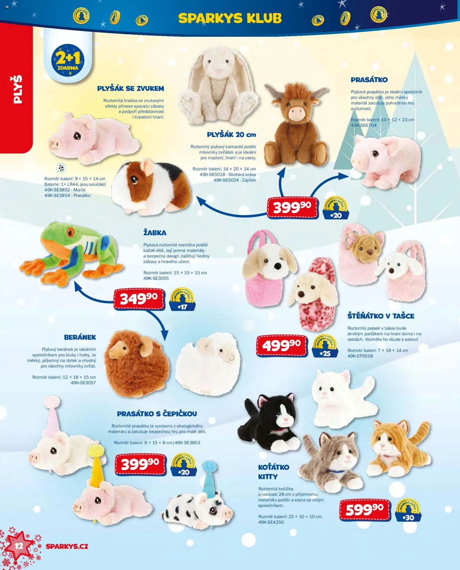 Sparkys katalog Vánoce 2026 Leták in Česko