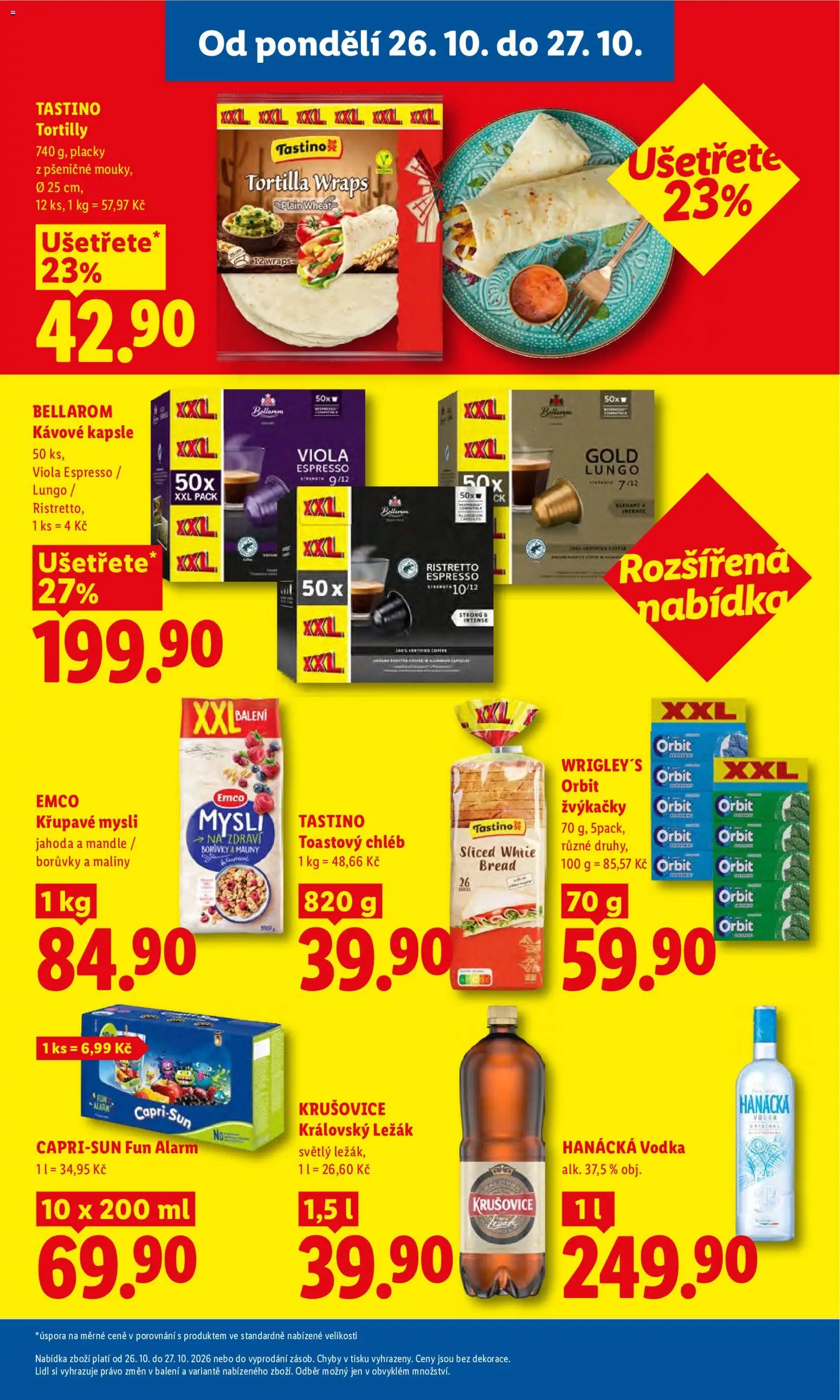 Lidl leták Leták in Česko