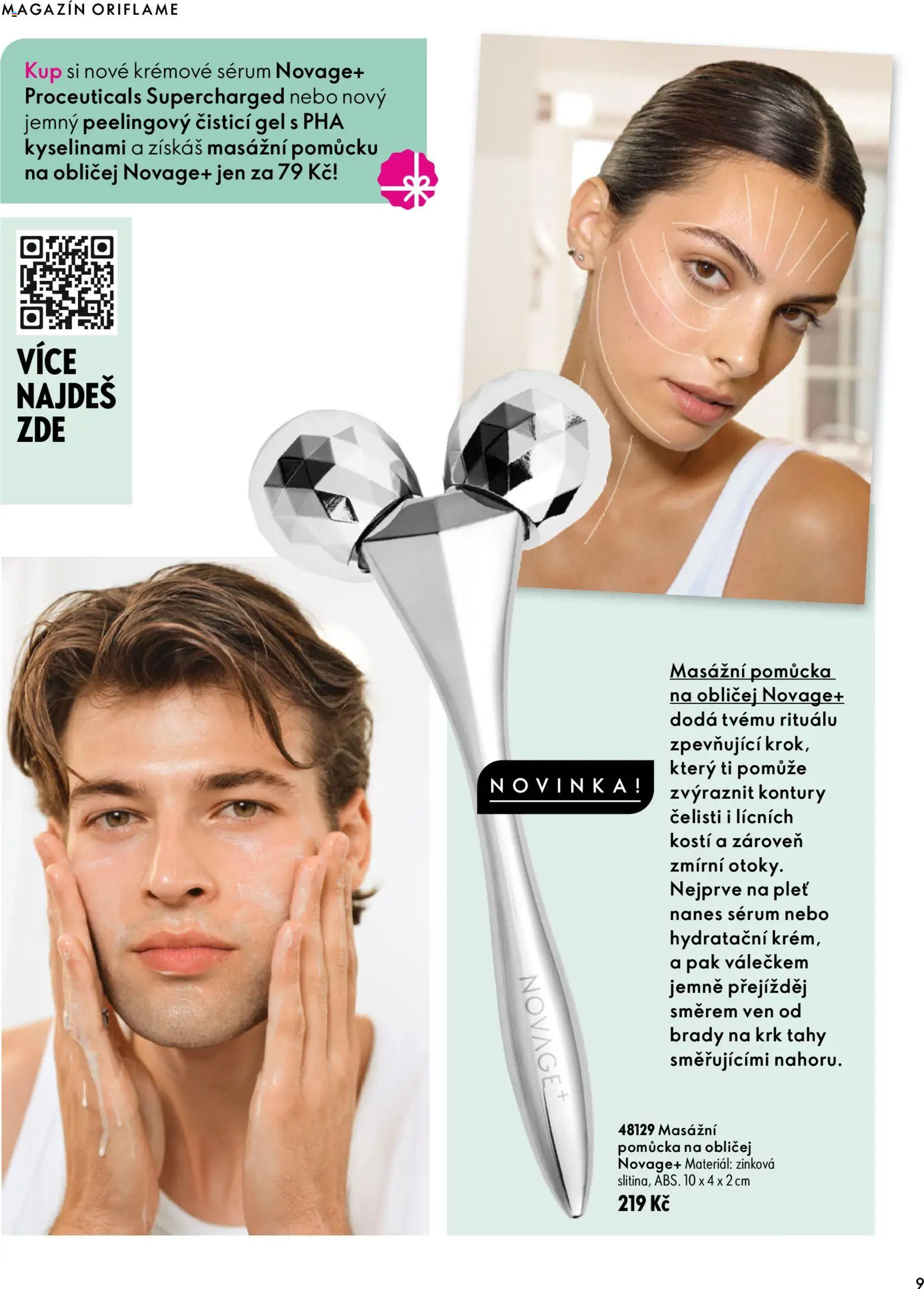 Oriflame katalog Novage+ Proceuticals Leták in Česko