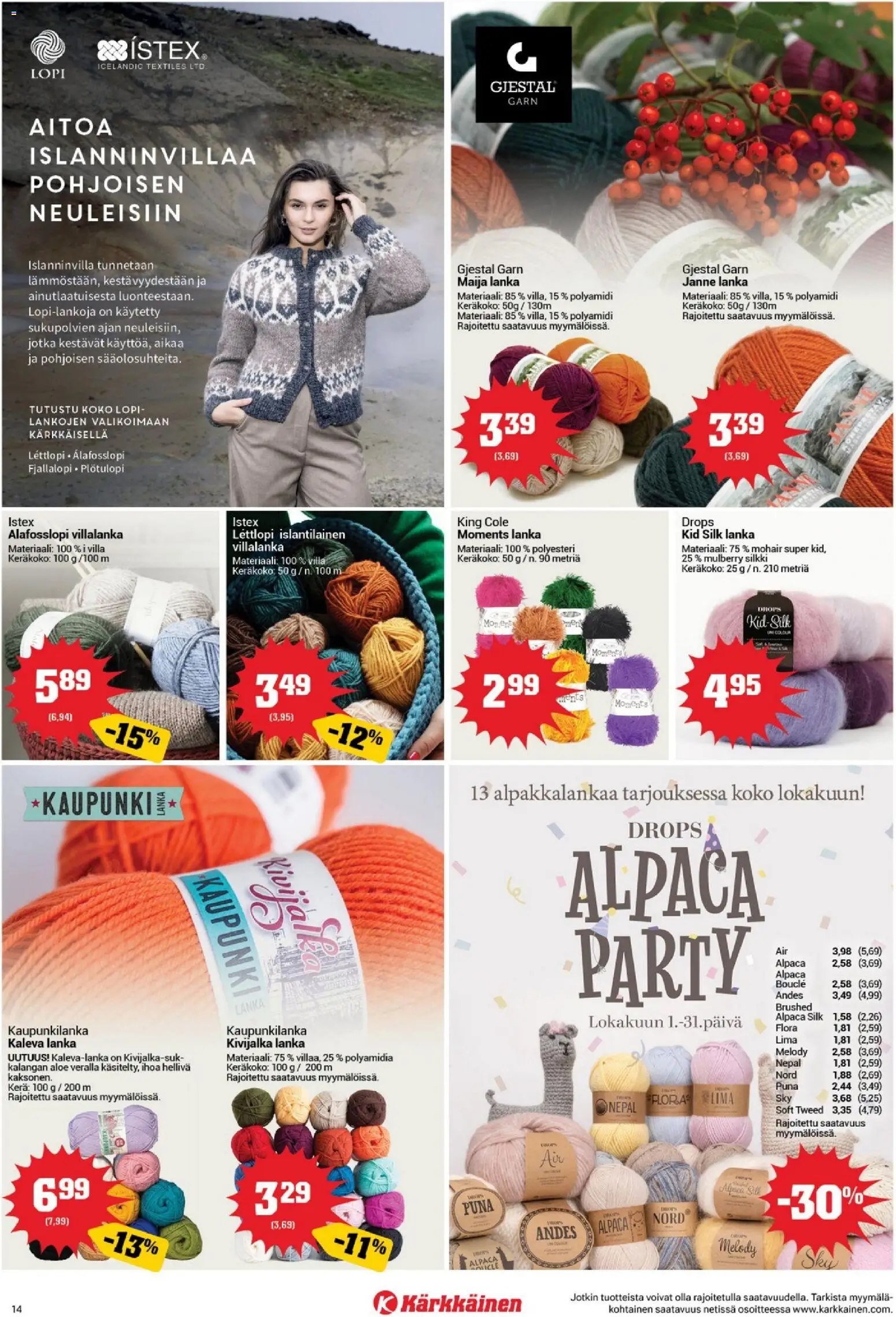 Kärkkäinen tarjoukset Kuvasto in Suomi