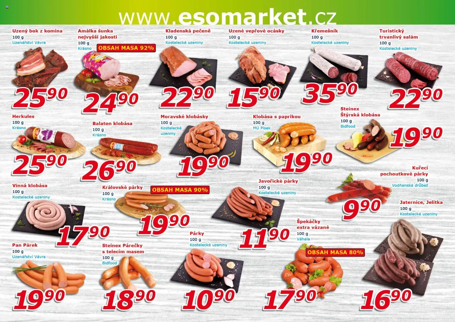 Eso market leták Leták in Česko