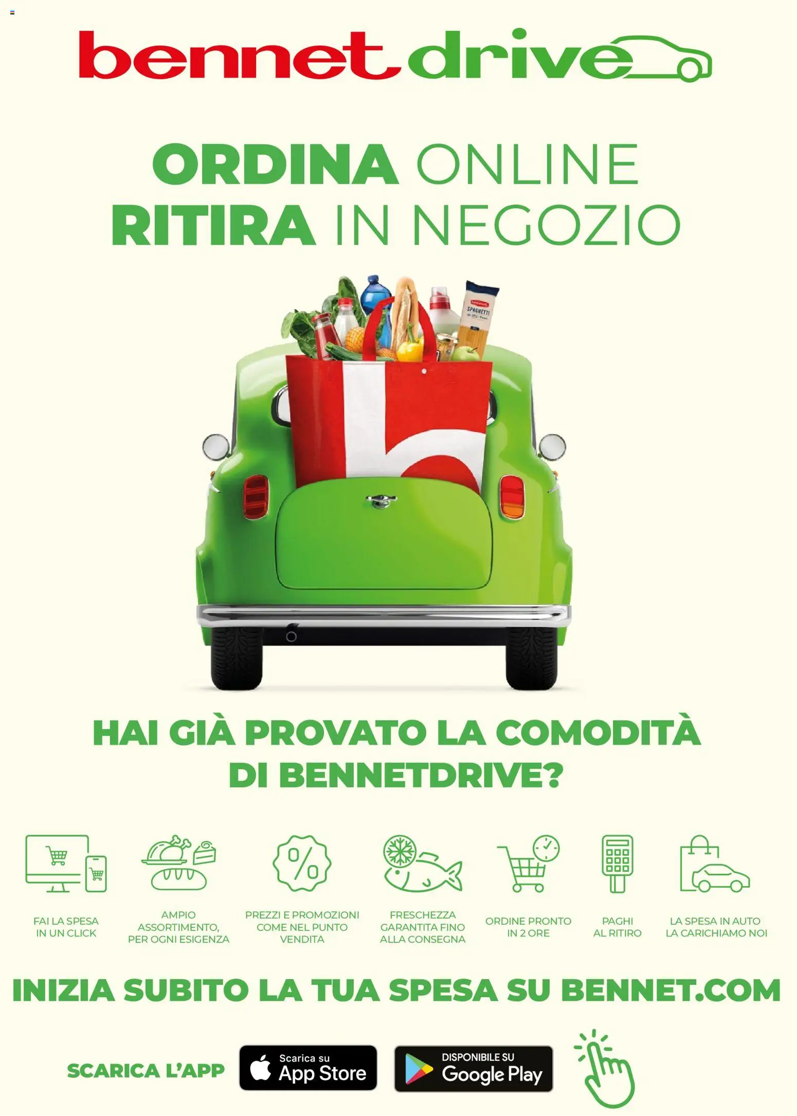 bennet volantino Sapori D´Italia Volantino in Italy