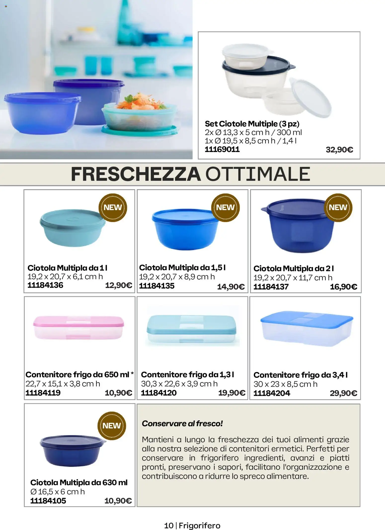 Tupperware volantino Volantino in Italy