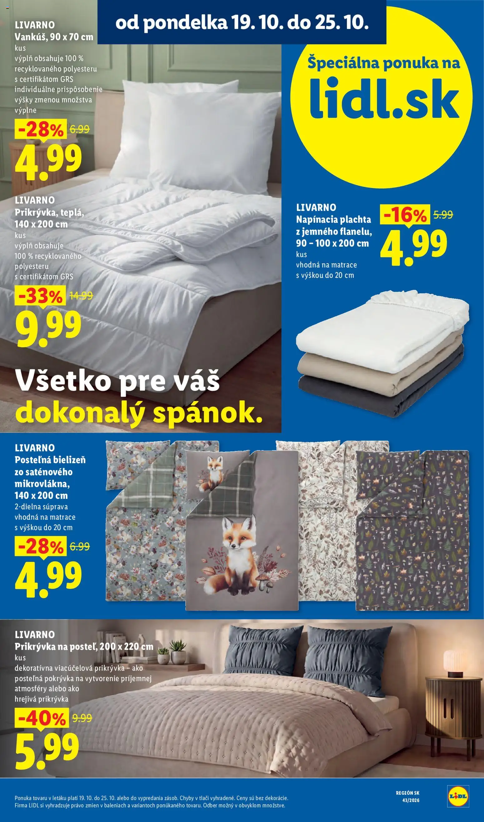Lidl leták Leták in Slovensko