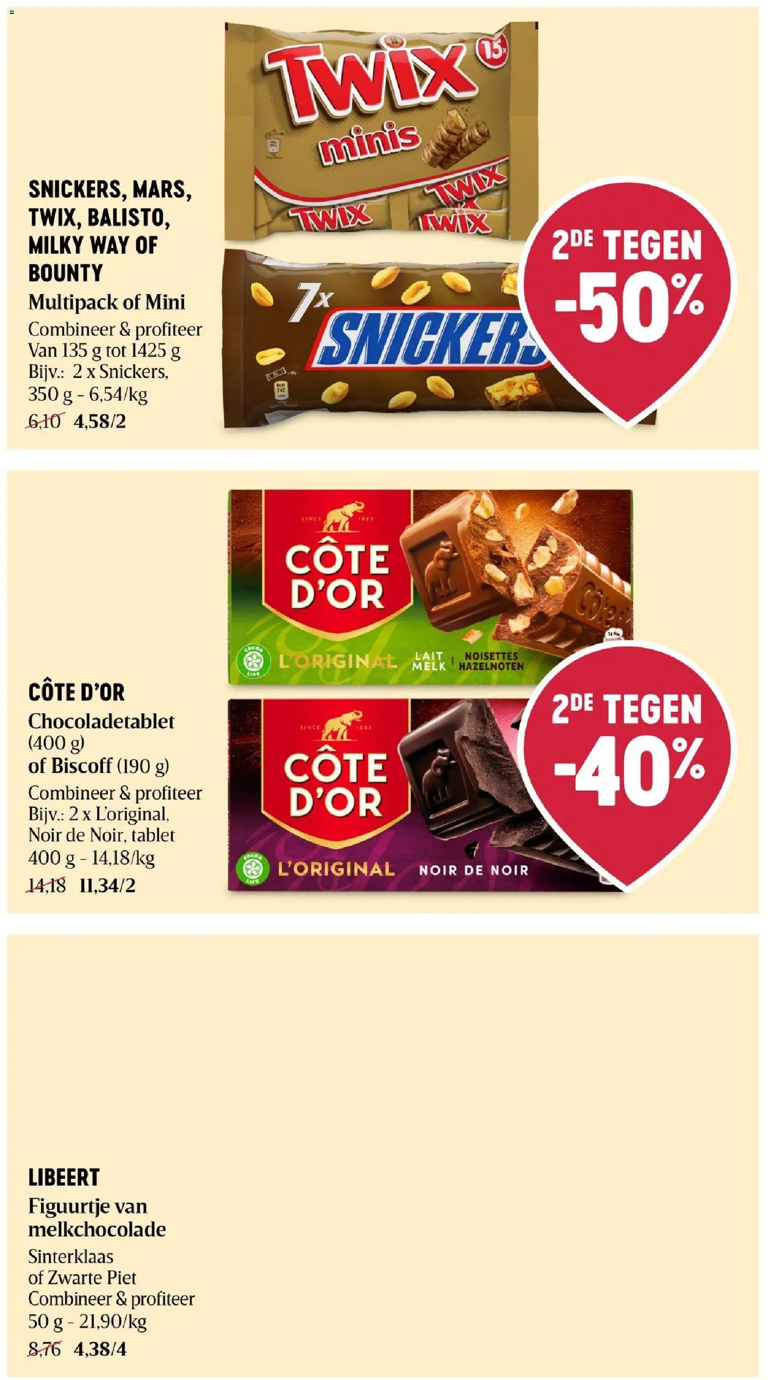 Delhaize folder Folder in België