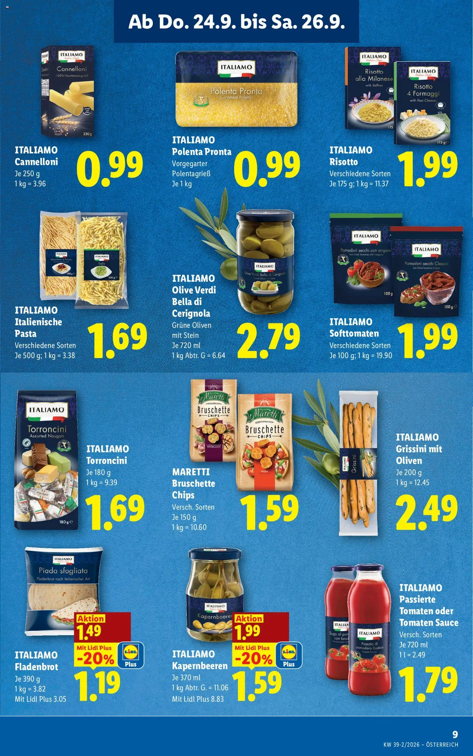 Lidl - Flugblatt Flugblatt in Österreich