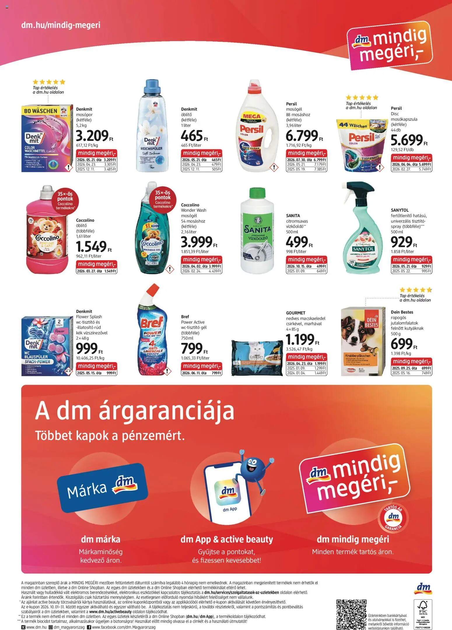 DM Drogerie Markt akciós újság Akciós újság in Magyarország