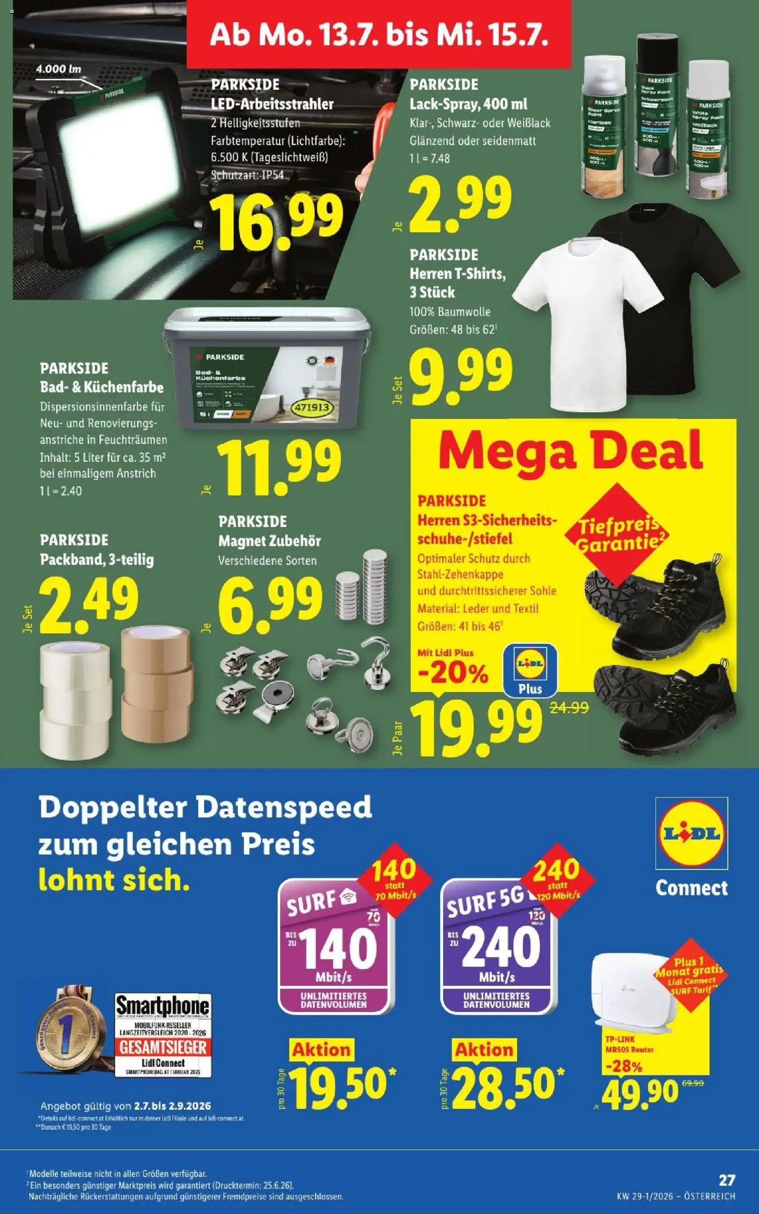Jetzt sparen im Lidl - Flugblatt | 09.07.2026 ✳️ Angebote ab Donnerstag | Österreich