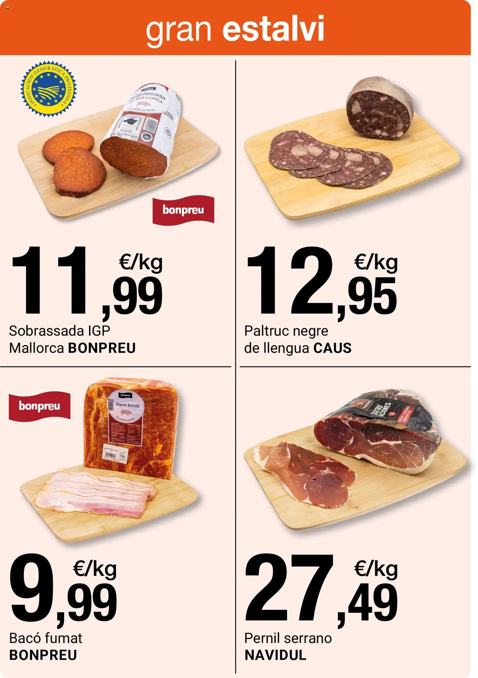 Bonpreu folleto Folleto in España