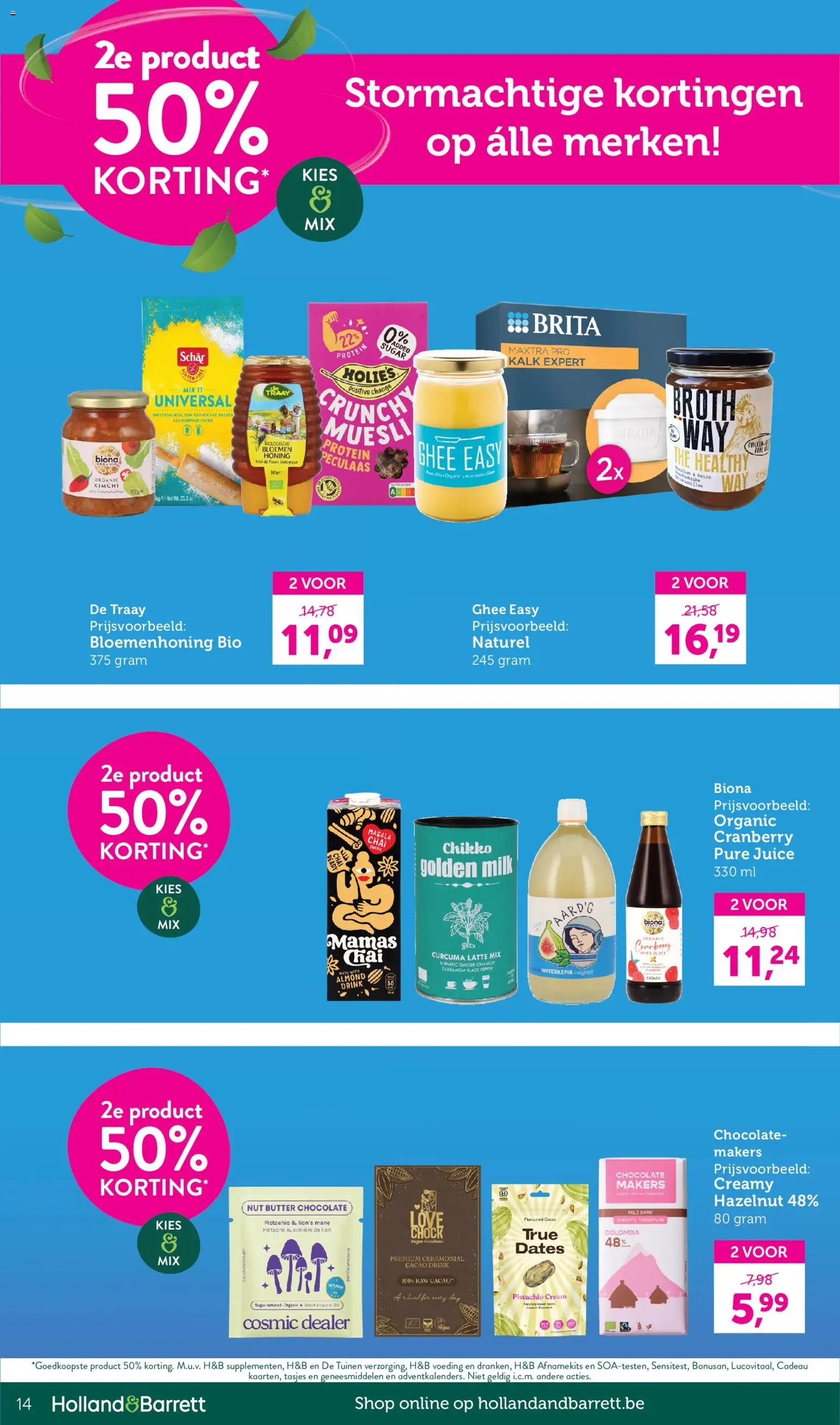 Holland & Barrett Folder / Publicité Folder in België