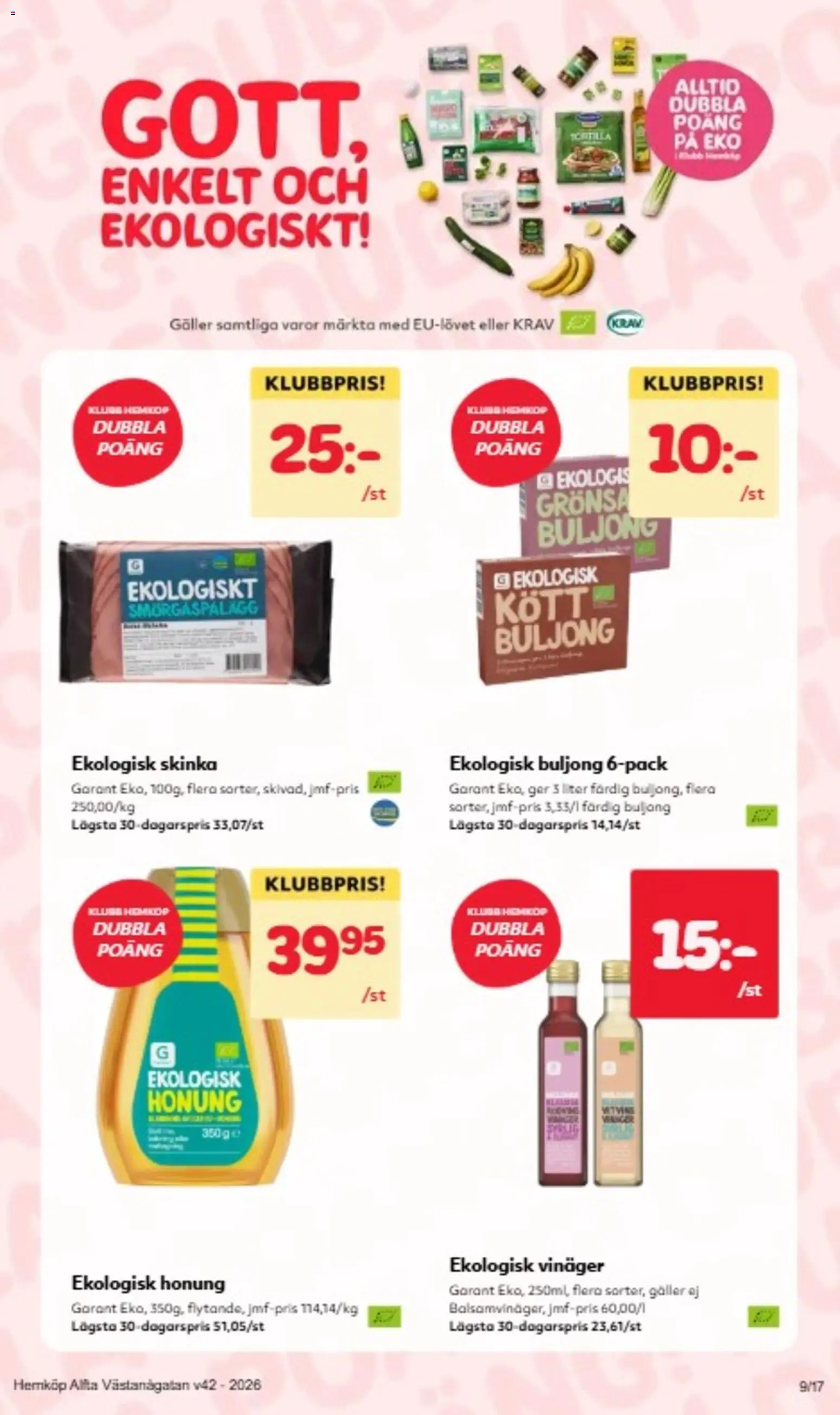 Hemköp erbjudanden Reklamblad in Sverige