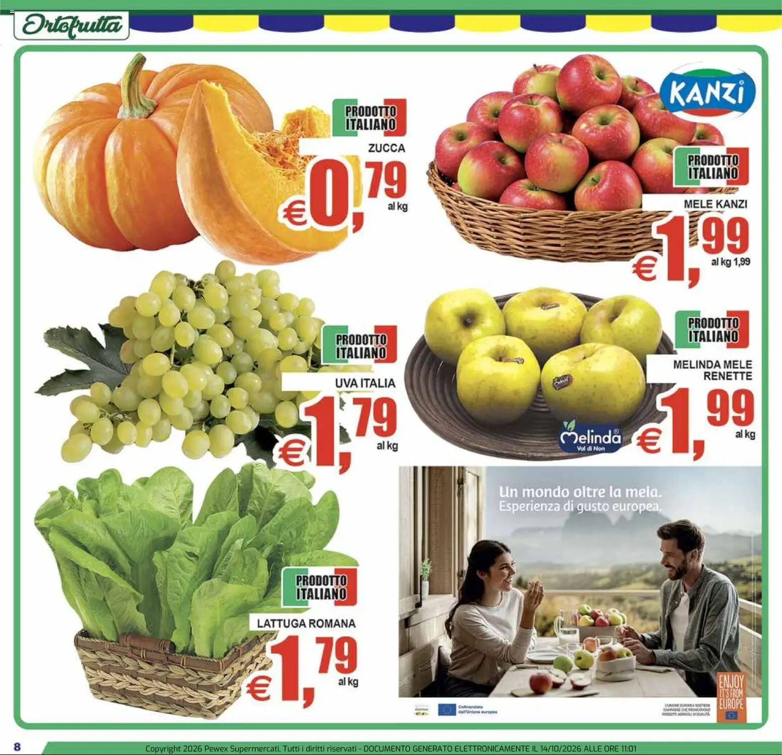 Pewex volantino Volantino in Italy