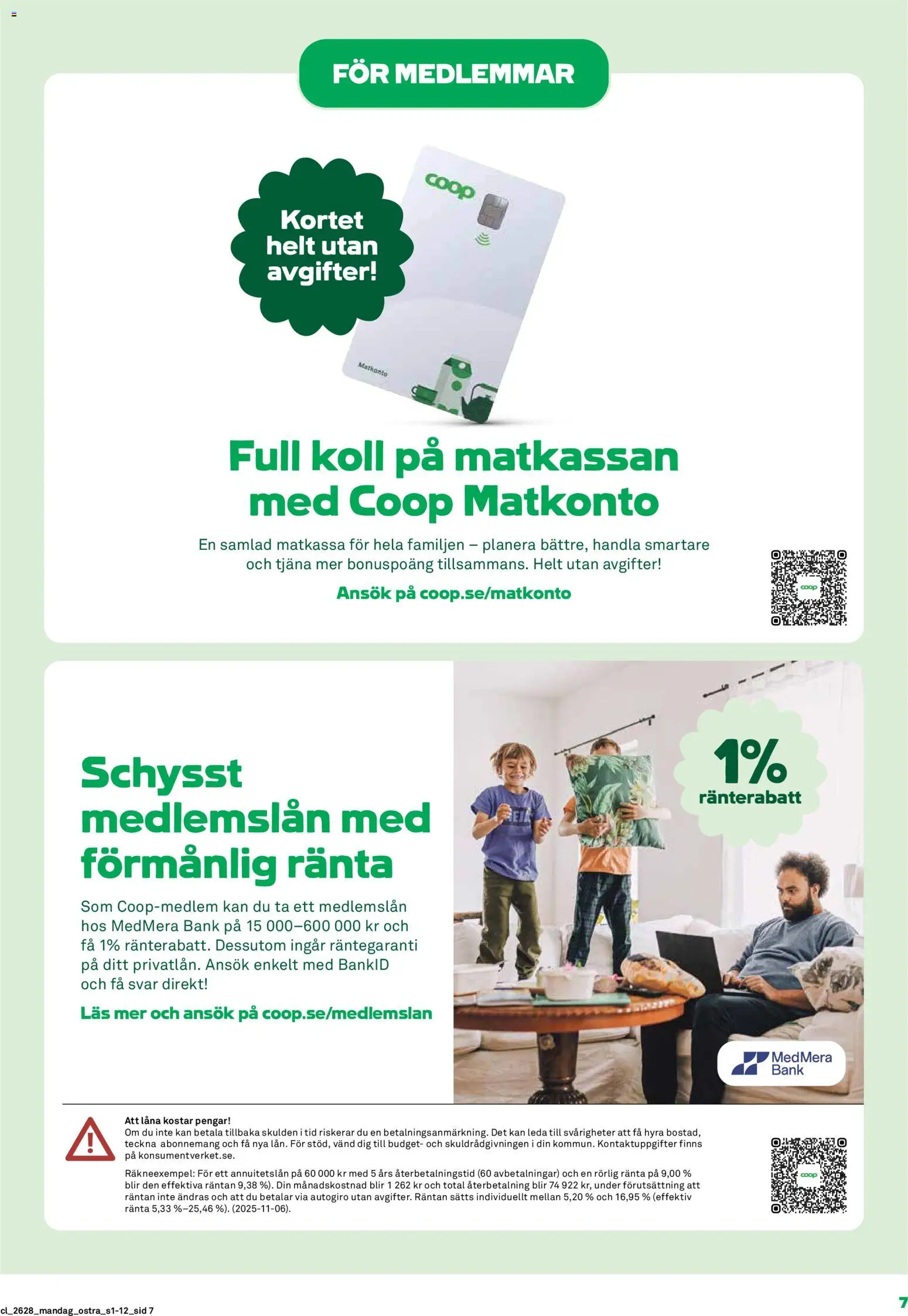 Nuvarande Coop Daglivs erbjudanden från 📣 06/07/2026 - 12/07/2026 📣 | Sverige