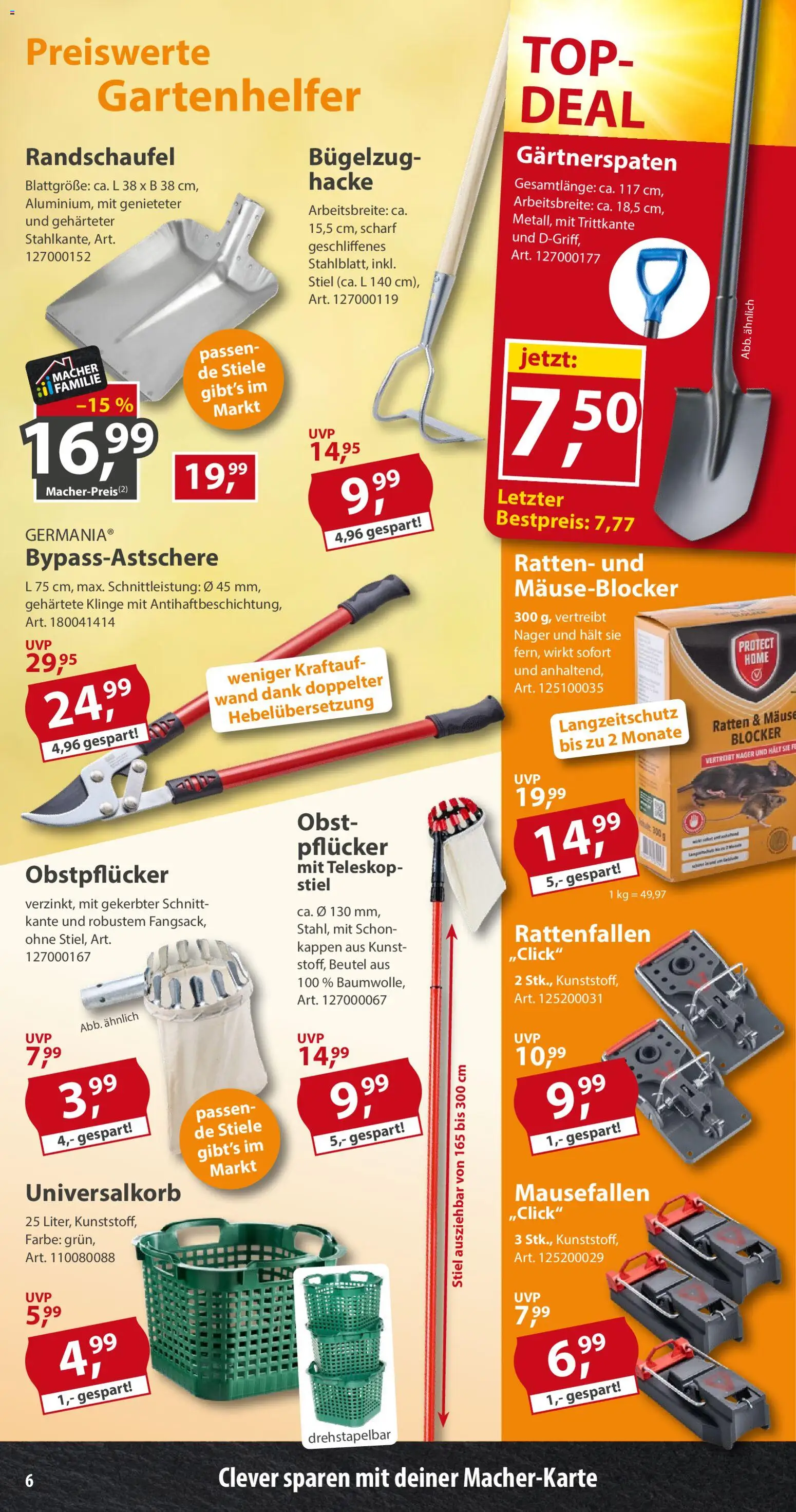Sonderpreis Baumarkt Prospekt Prospekt in Deutschland