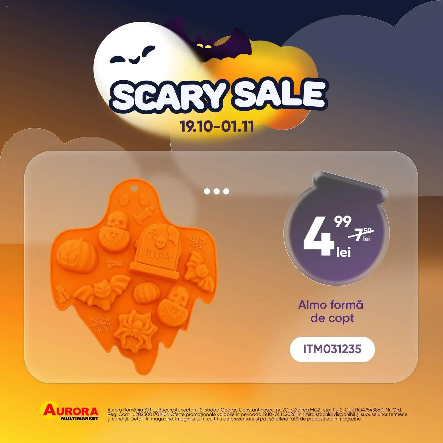 Aurora Multimarket Scary Sale Catalog in România