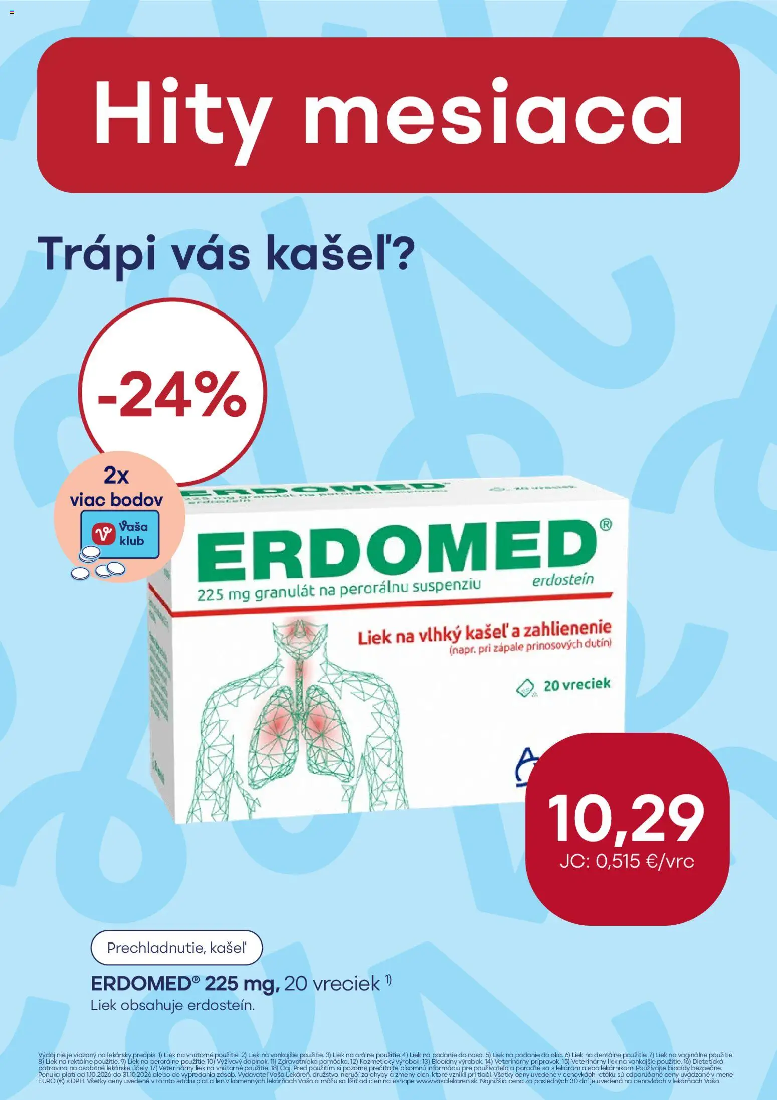 Vaša lekáreň leták Leták in Slovensko