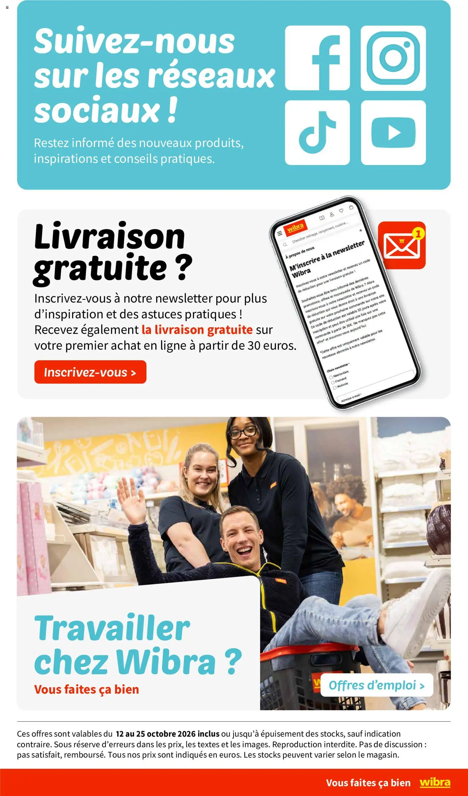 Wibra catalouge Catalogue in France