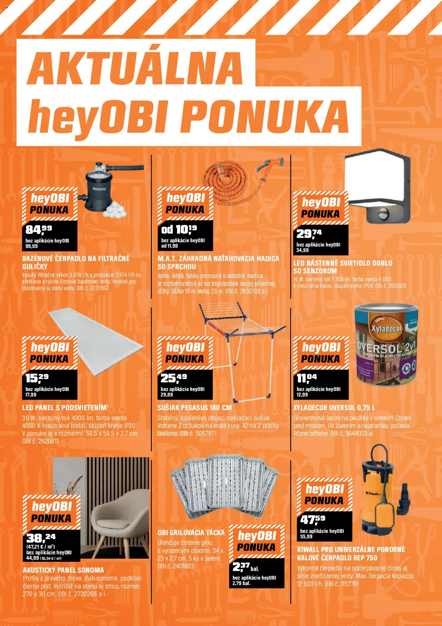 OBI leták od 01.07.2026 » Pozrite si limitované zľavy a ušetrite ešte dnes! | Slovensko