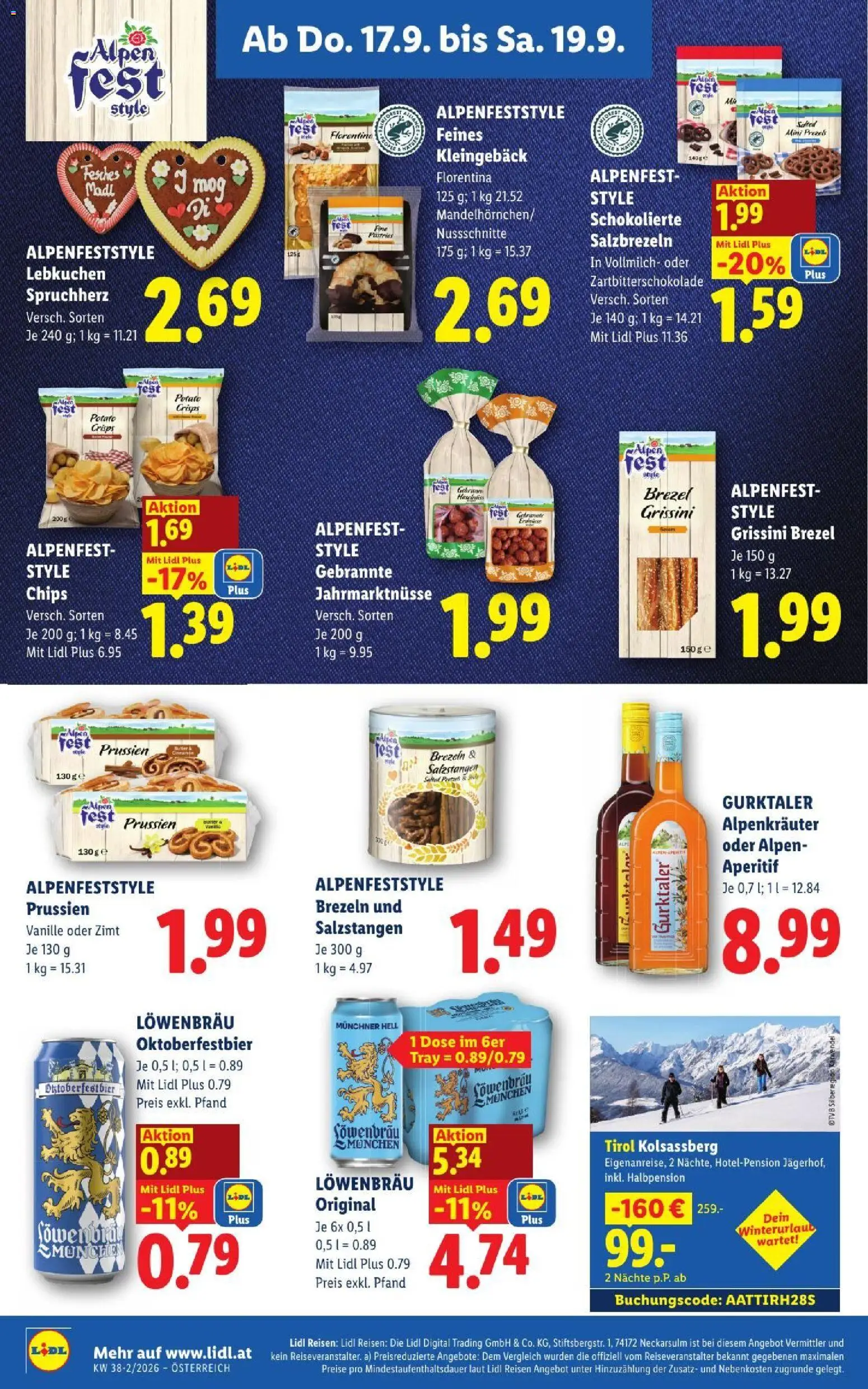 Lidl - Flugblatt Flugblatt in Österreich
