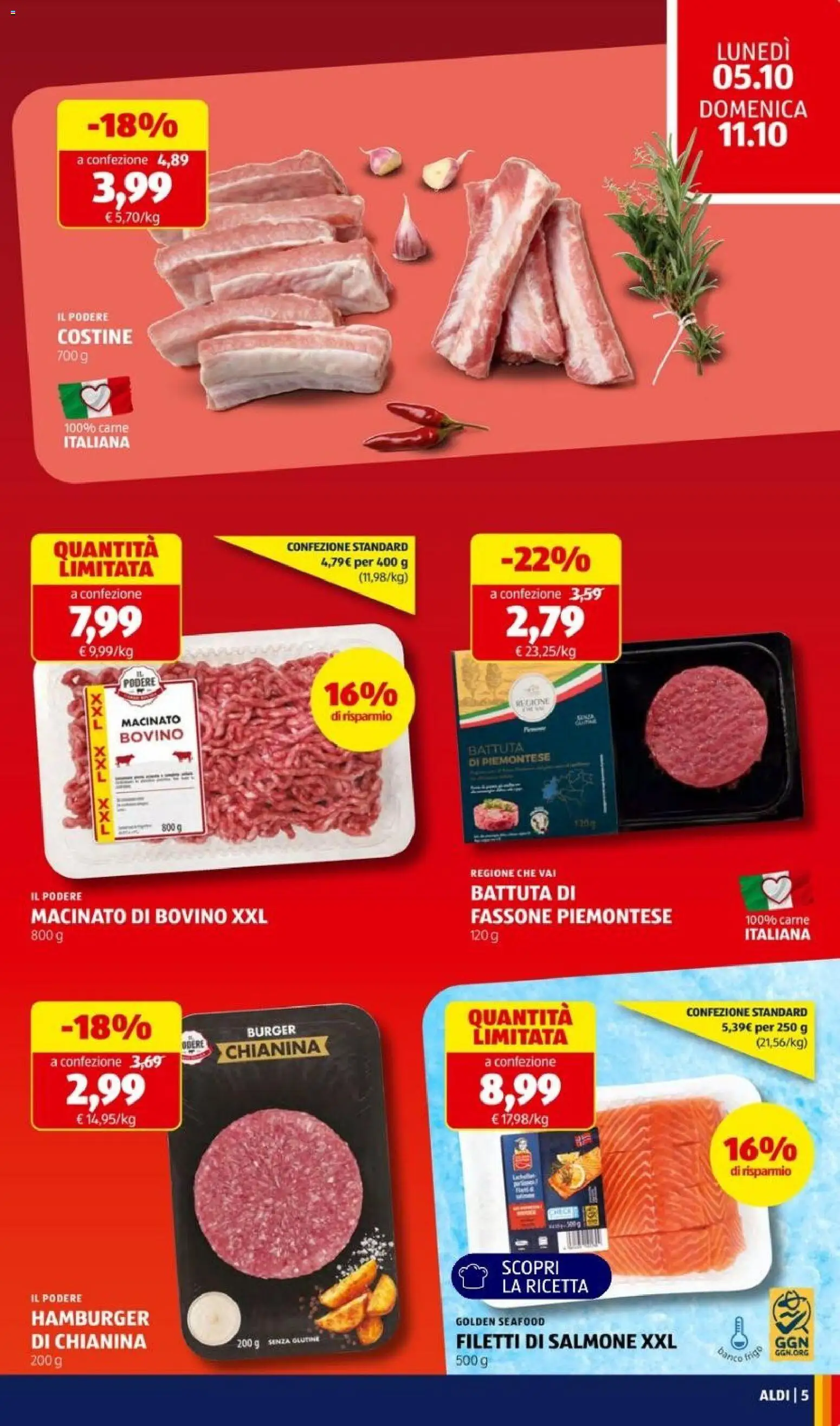 Aldi volantino Volantino in Italy