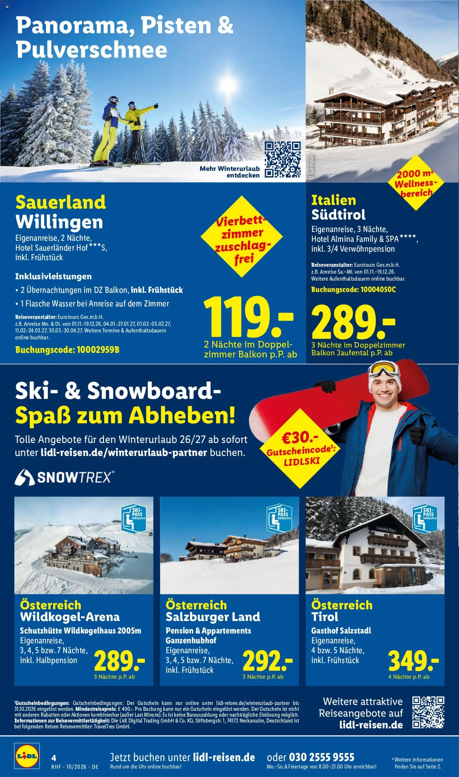 Lidl Reisen Prospekt Prospekt in Deutschland