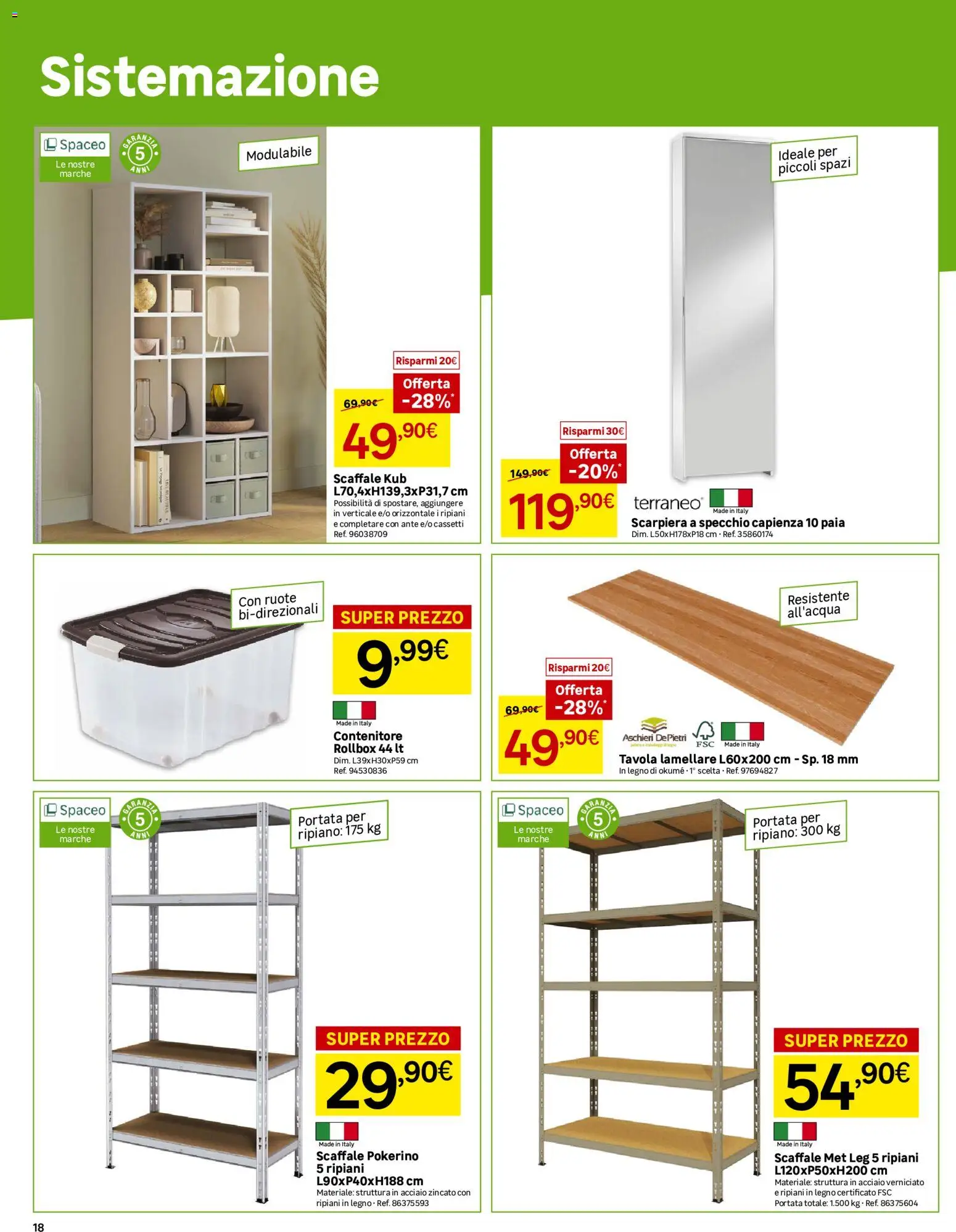 Leroy Merlin catalogo Volantino in Italy