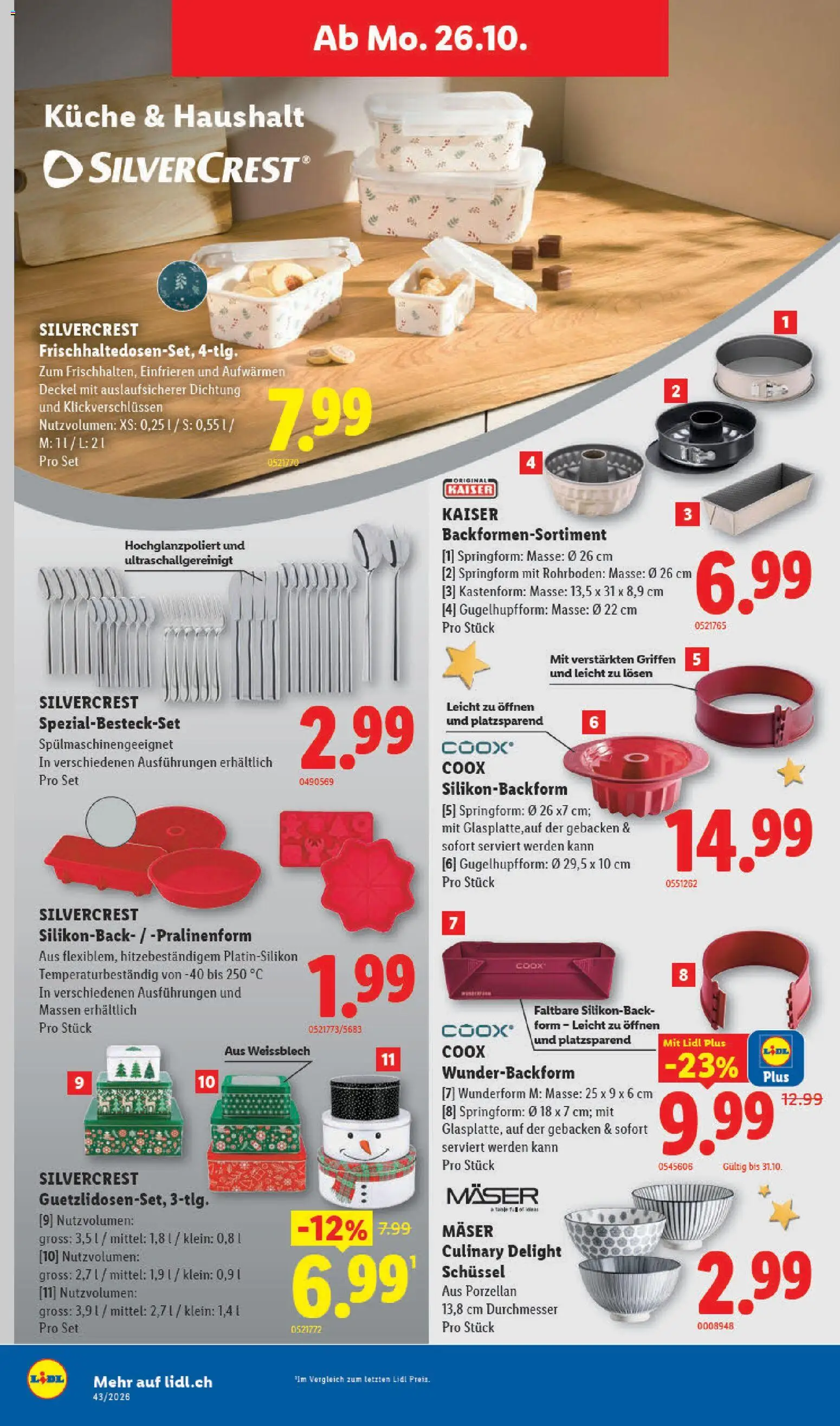 Lidl aktionen Prospekt in Schweiz