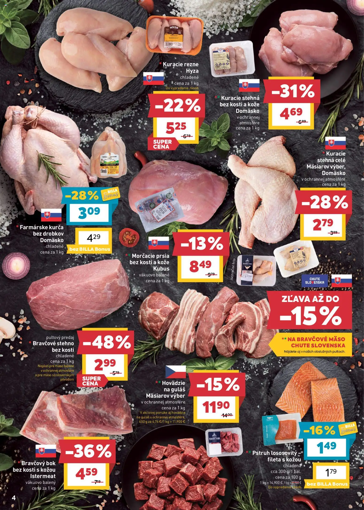Billa leták Leták in Slovensko