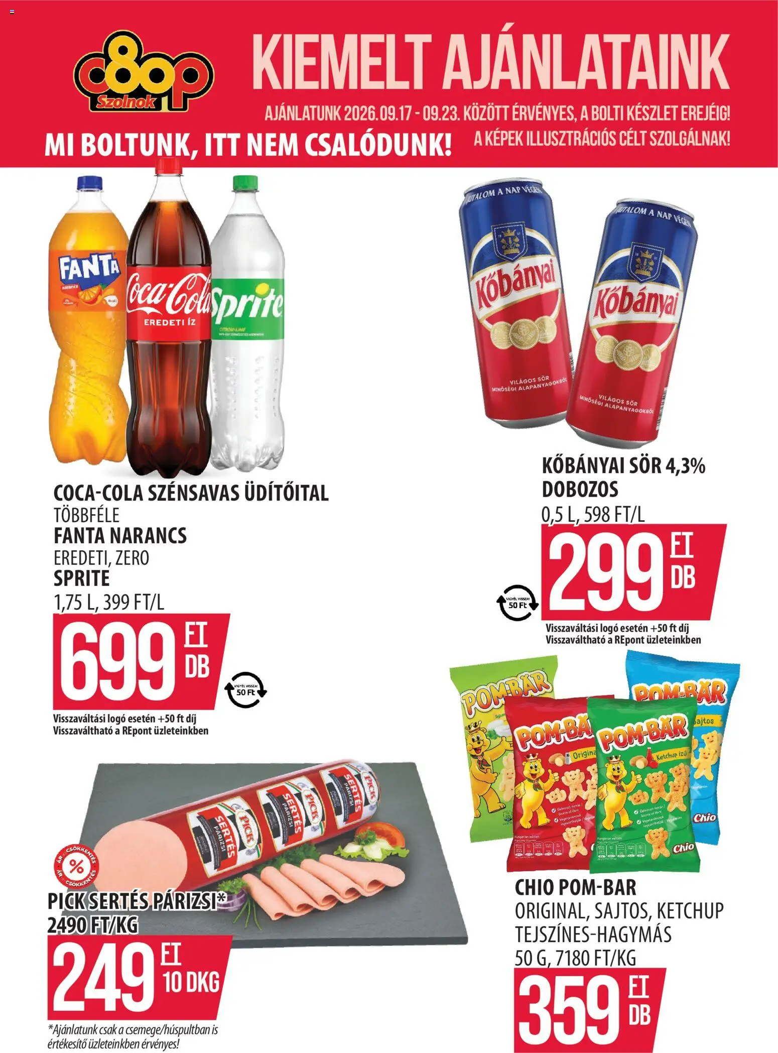 COOP Szolnok akciós újság Akciós újság in Magyarország