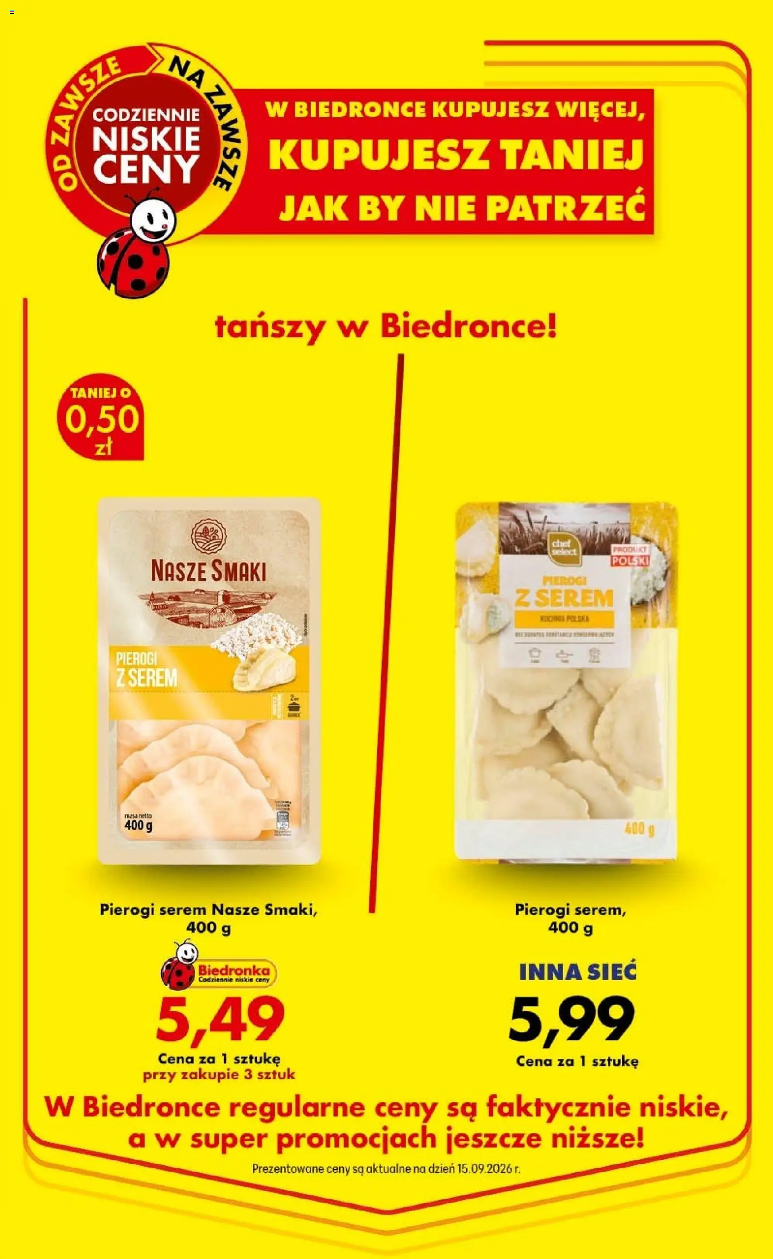 Biedronka Polsko leták - Codziennie niskie ceny Leták in Česko