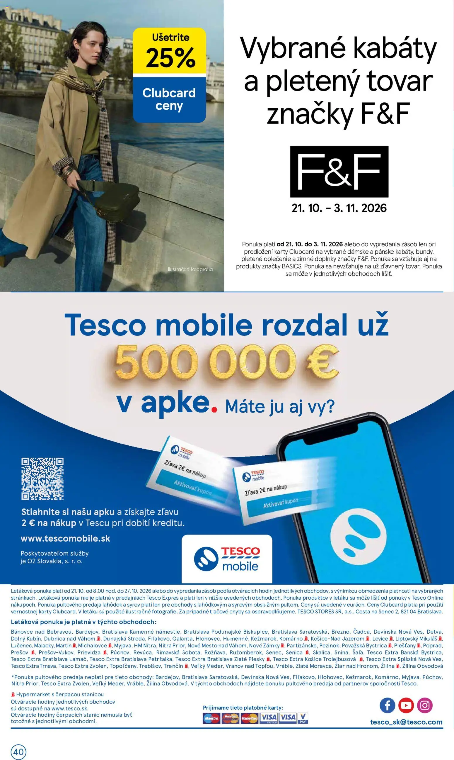 Tesco Hypermarket - leták Leták in Slovensko
