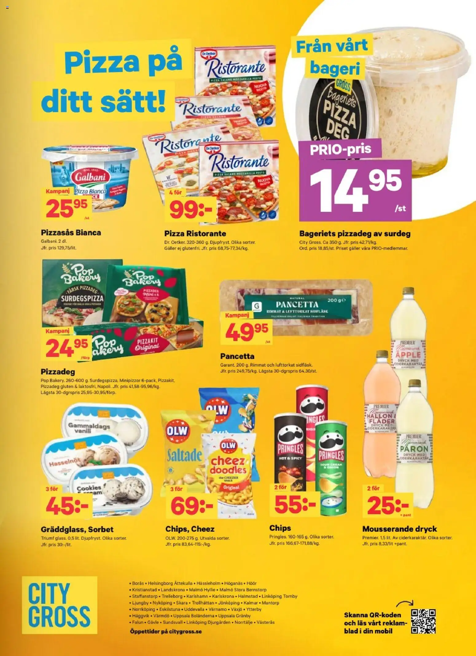 City Gross erbjudanden Reklamblad in Sverige
