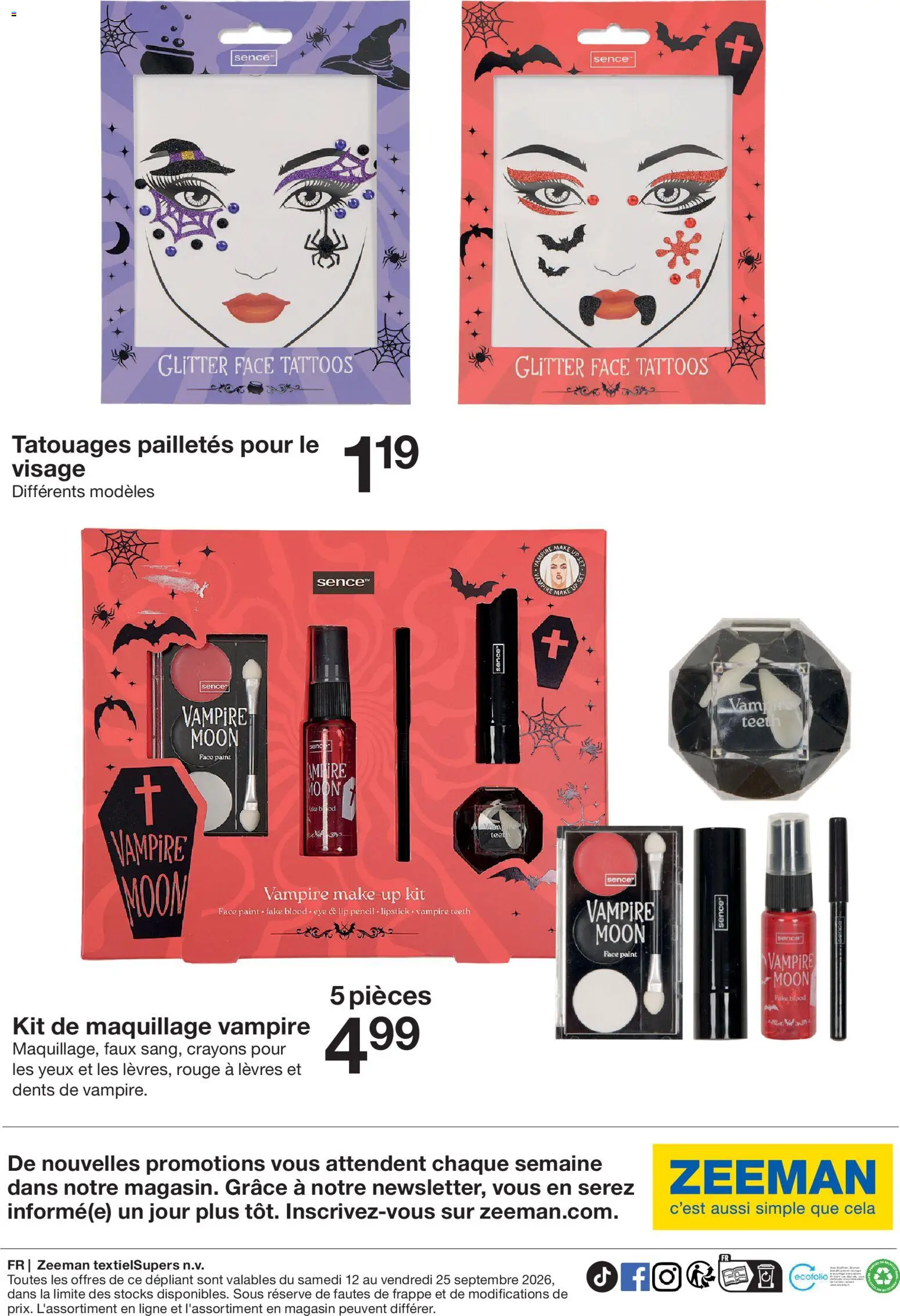 Zeeman catalogue Catalogue in France