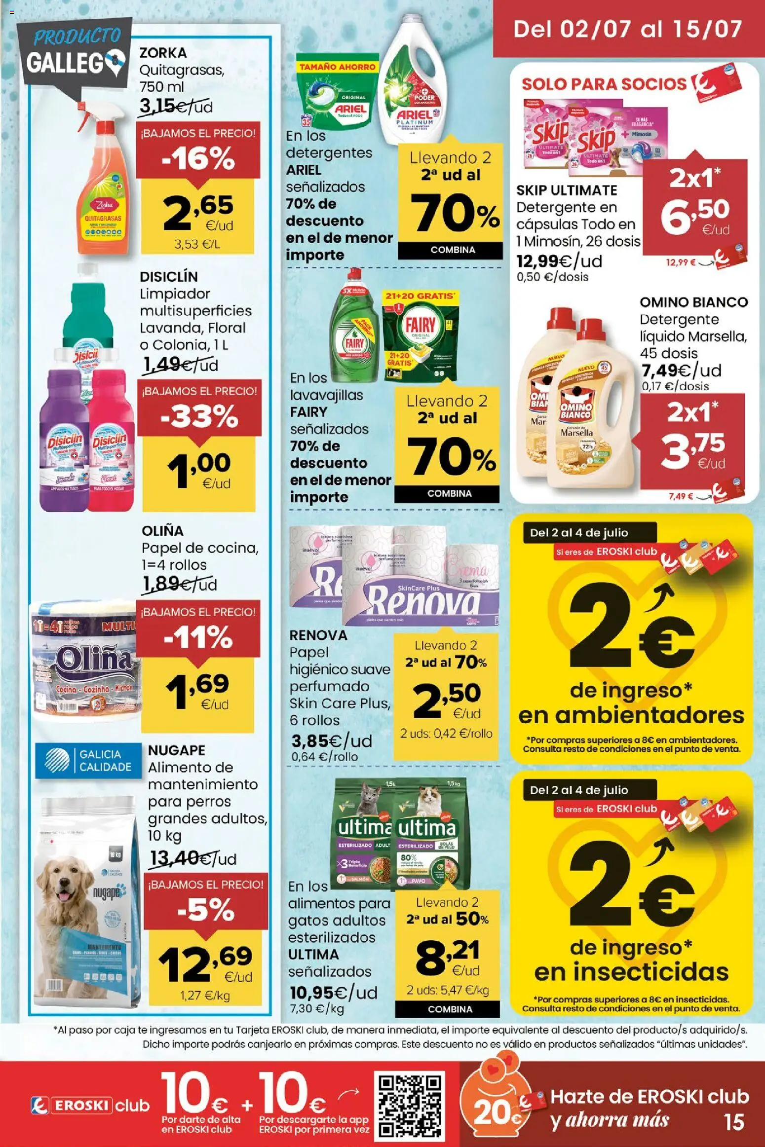Eroski folleto desde 02/07/2026 | ¿Cómo obtener un descuento limitado? ¡Ahorra hoy mismo! | España