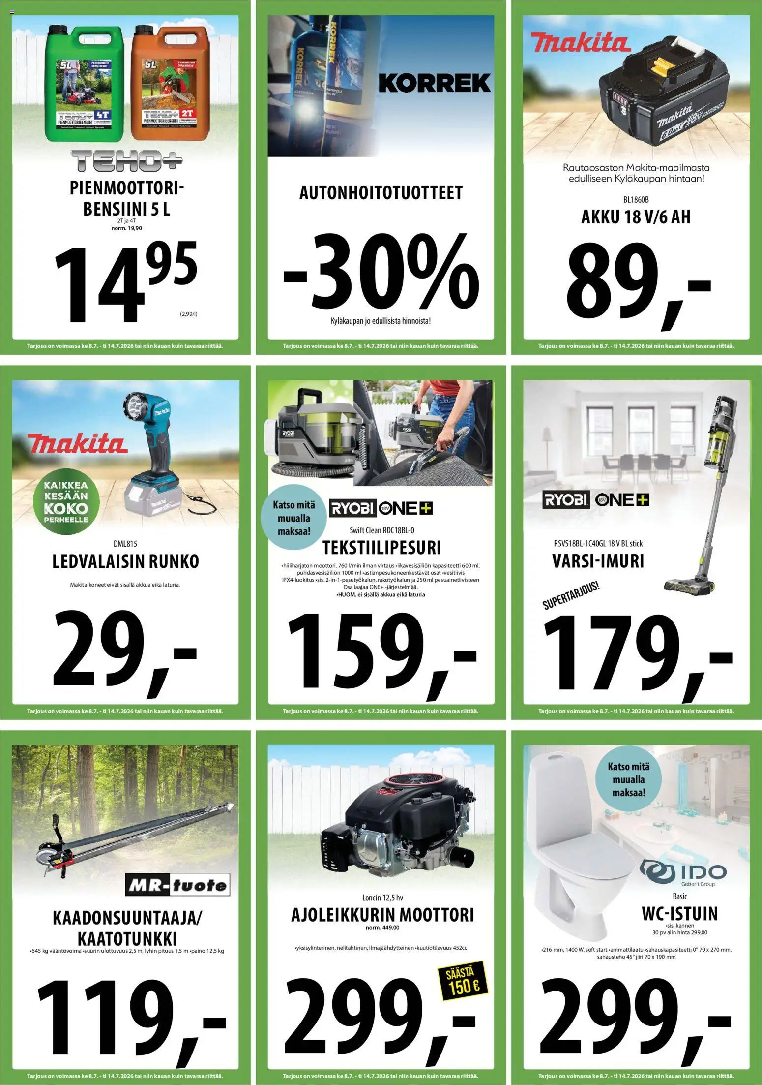 🛍️ Tuuri tarjoukset alkaen 08/07/2026 » Katso huipputarjoukset ja säästä jo tänään! 💰 | Suomi