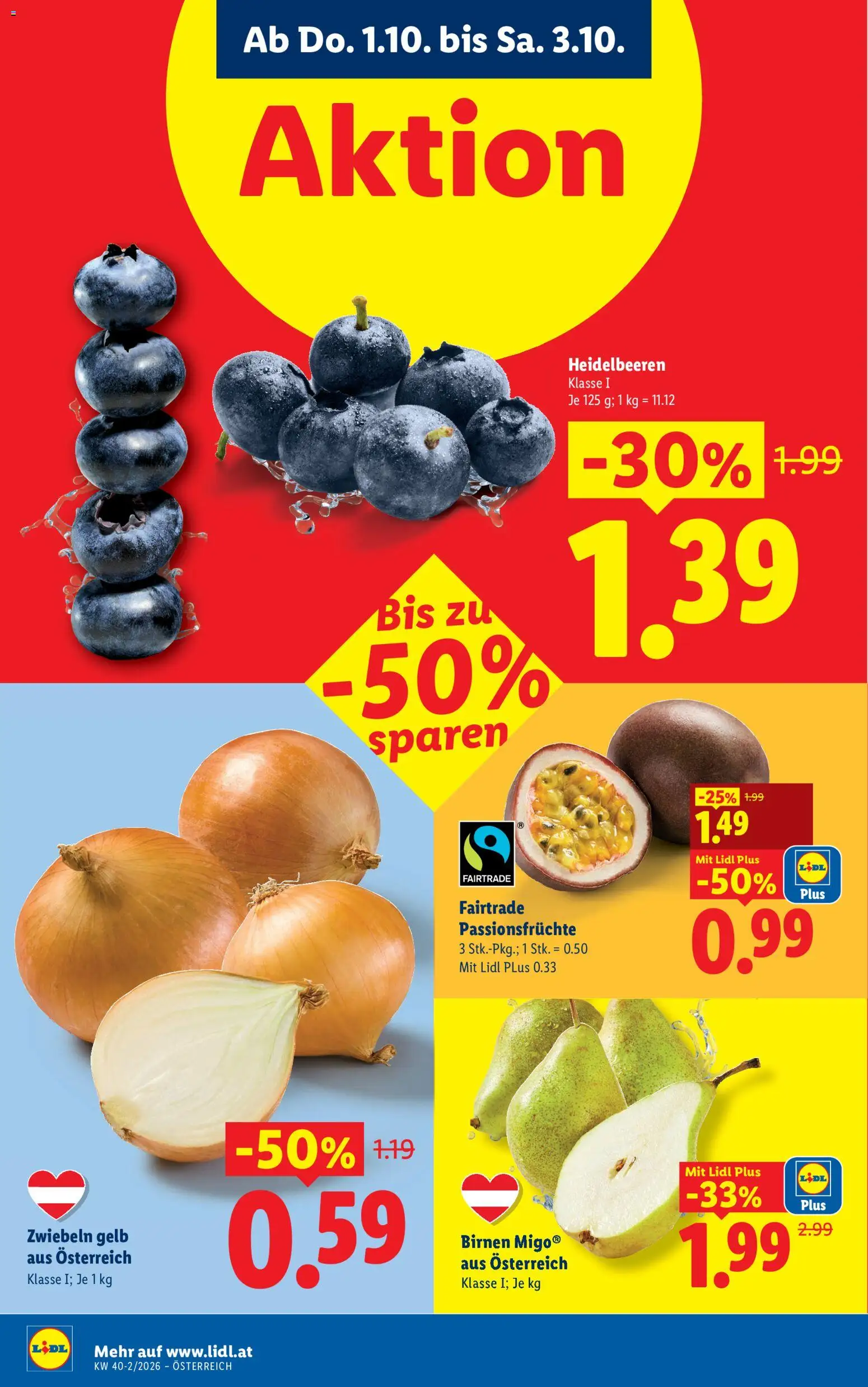 Lidl - Flugblatt Flugblatt in Österreich