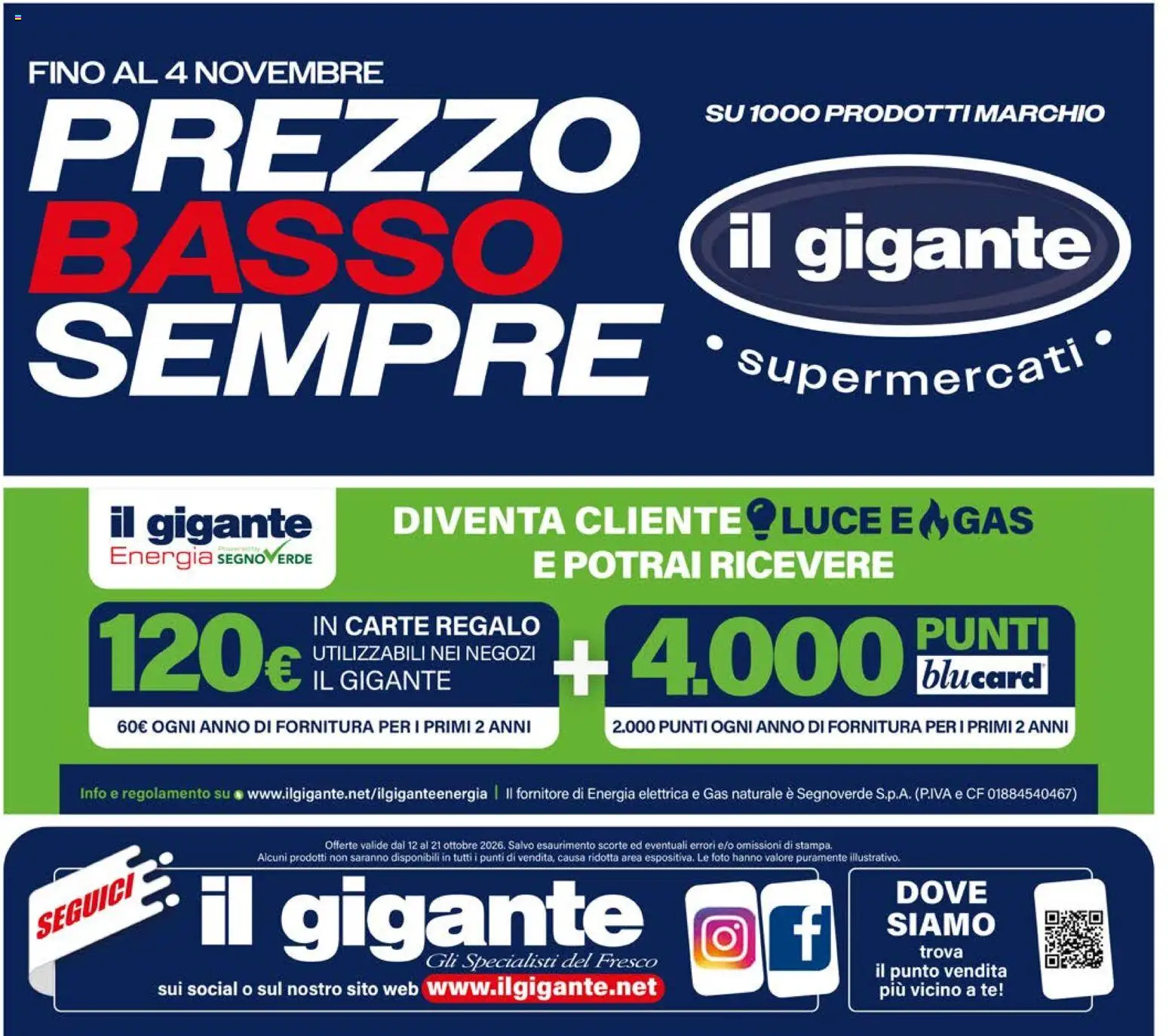 Il Gigante volantino Volantino in Italy