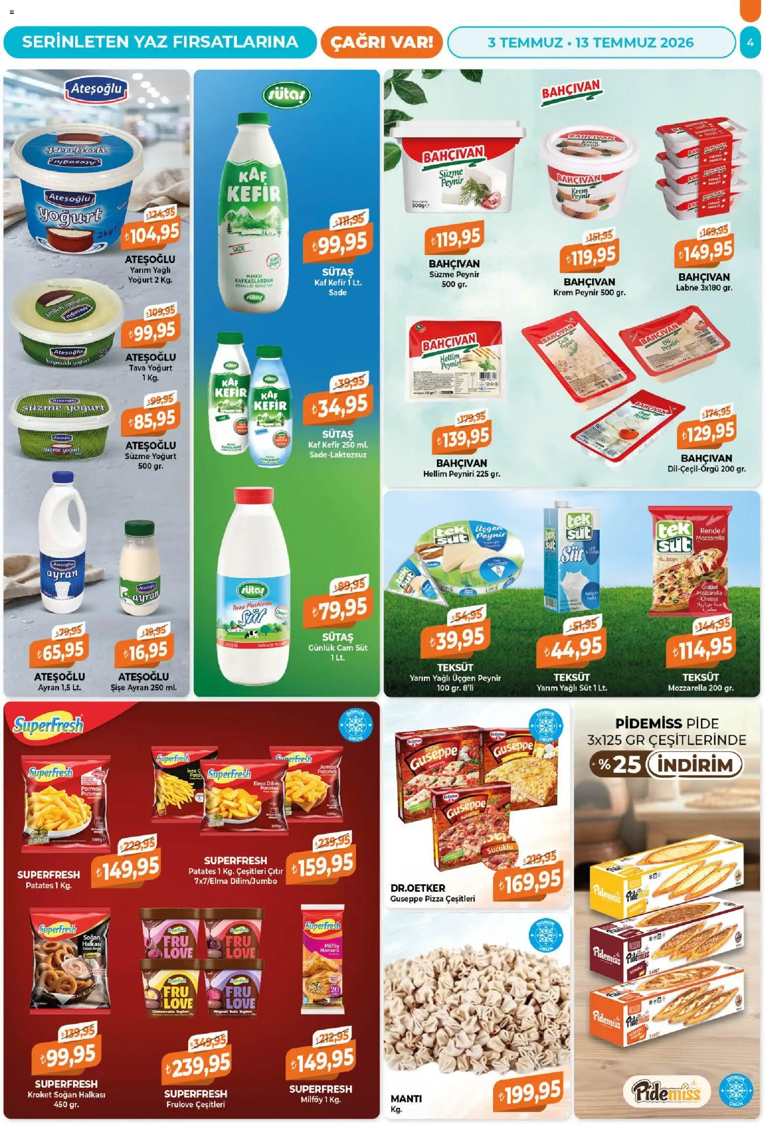 🛍️ Çağrı Market Katalog, 03 Temmuz 2026 itibariyle » Özel fırsatları keşfedin ve bugün tasarruf edin! 💰 | Türkiye